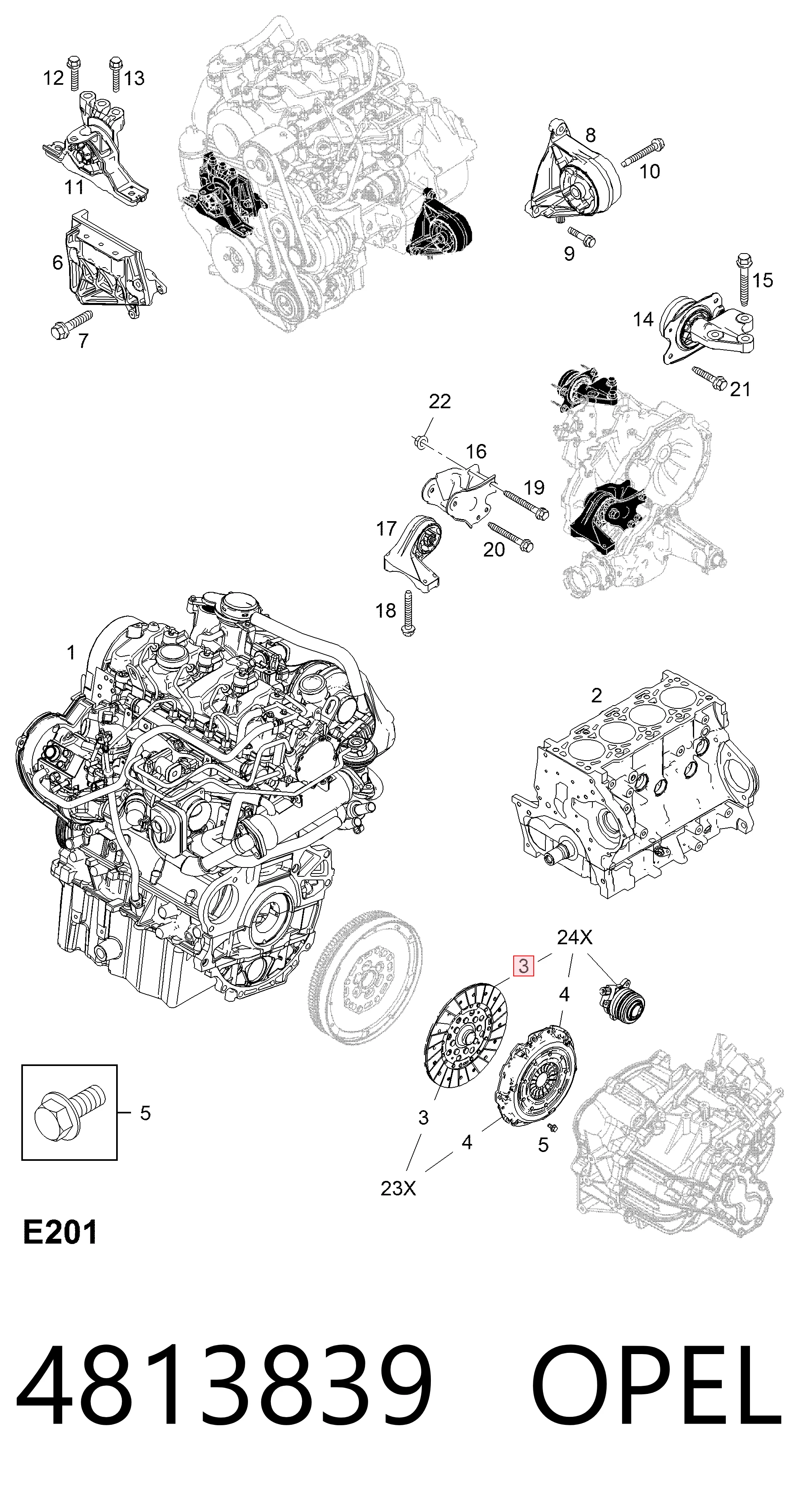 Диск зчеплення на Chevrolet Nubira  