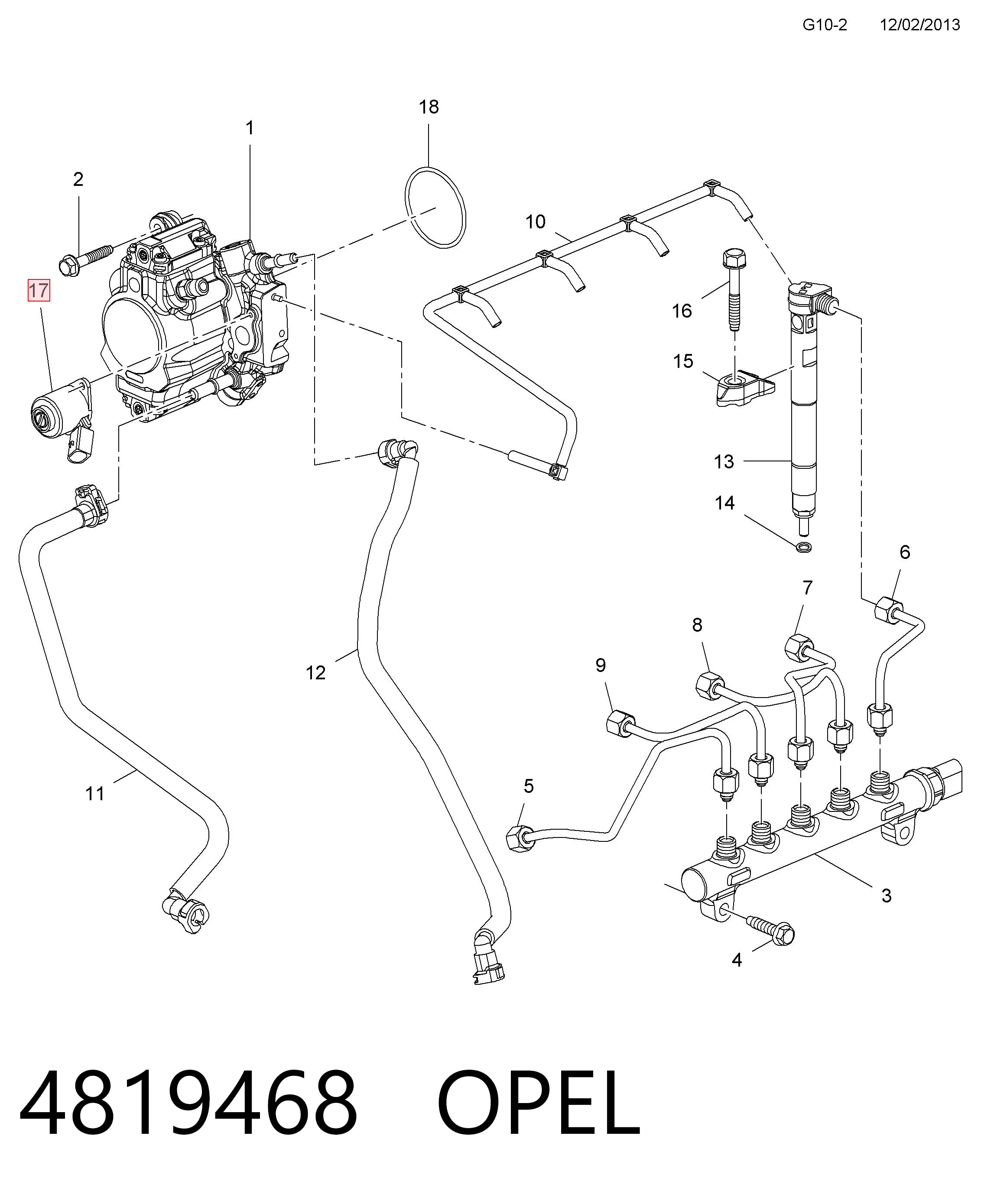 Купити 25187791 Peugeot/Citroen Редукційний клапан ПНВТ