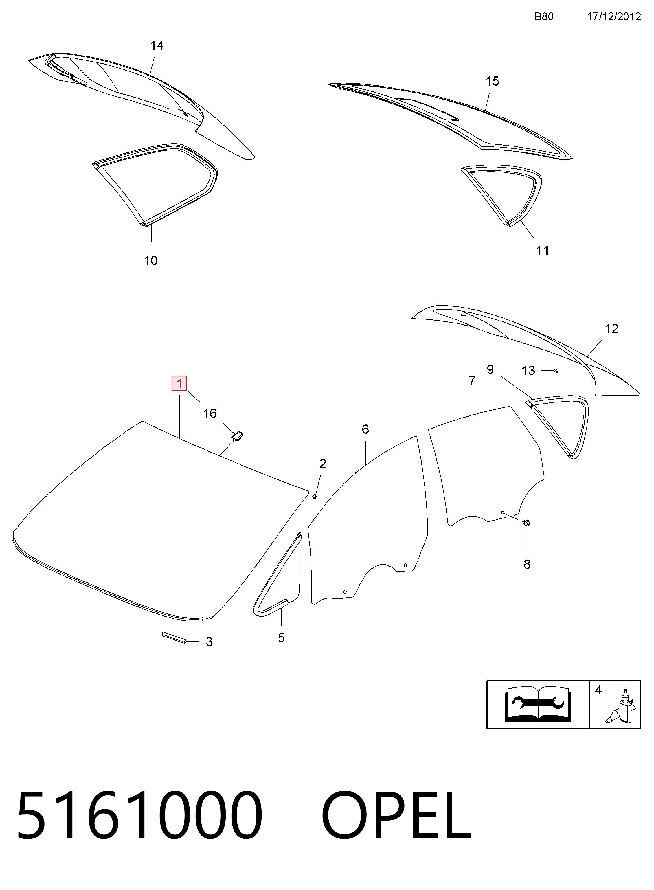 Автоскло Nordglass ST407112 ціна, від 137.95 USD