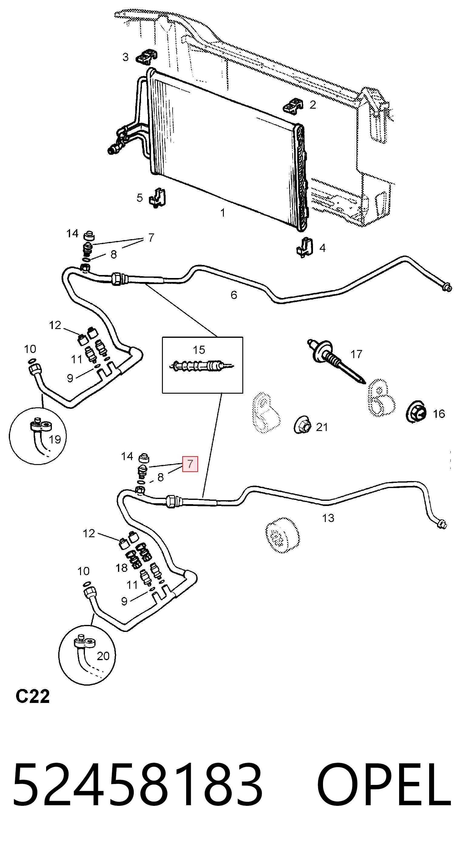 Кран обігрівача Isuzu 8524581840