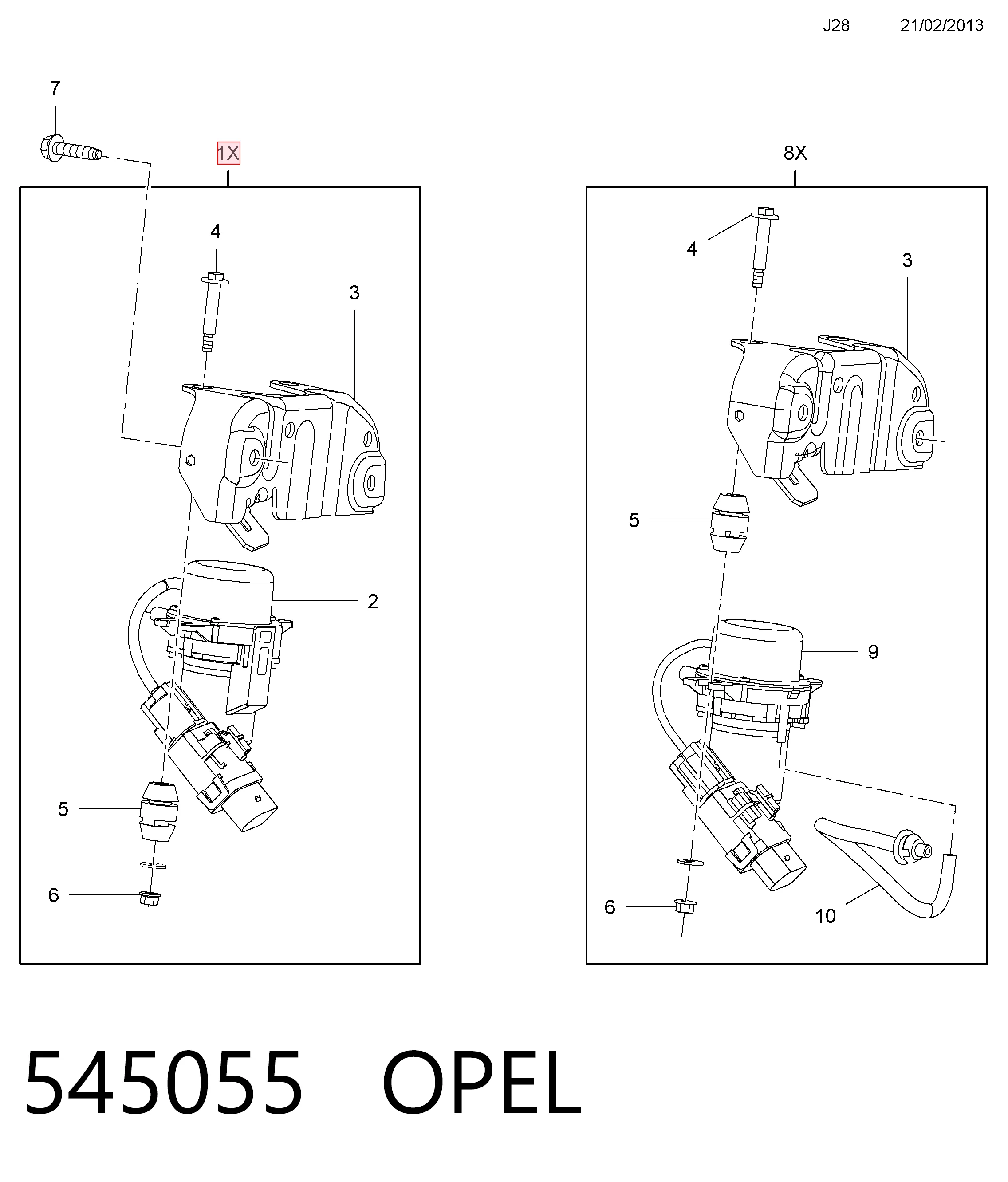  General Motors 545055 ціна, від 55.56 USD
