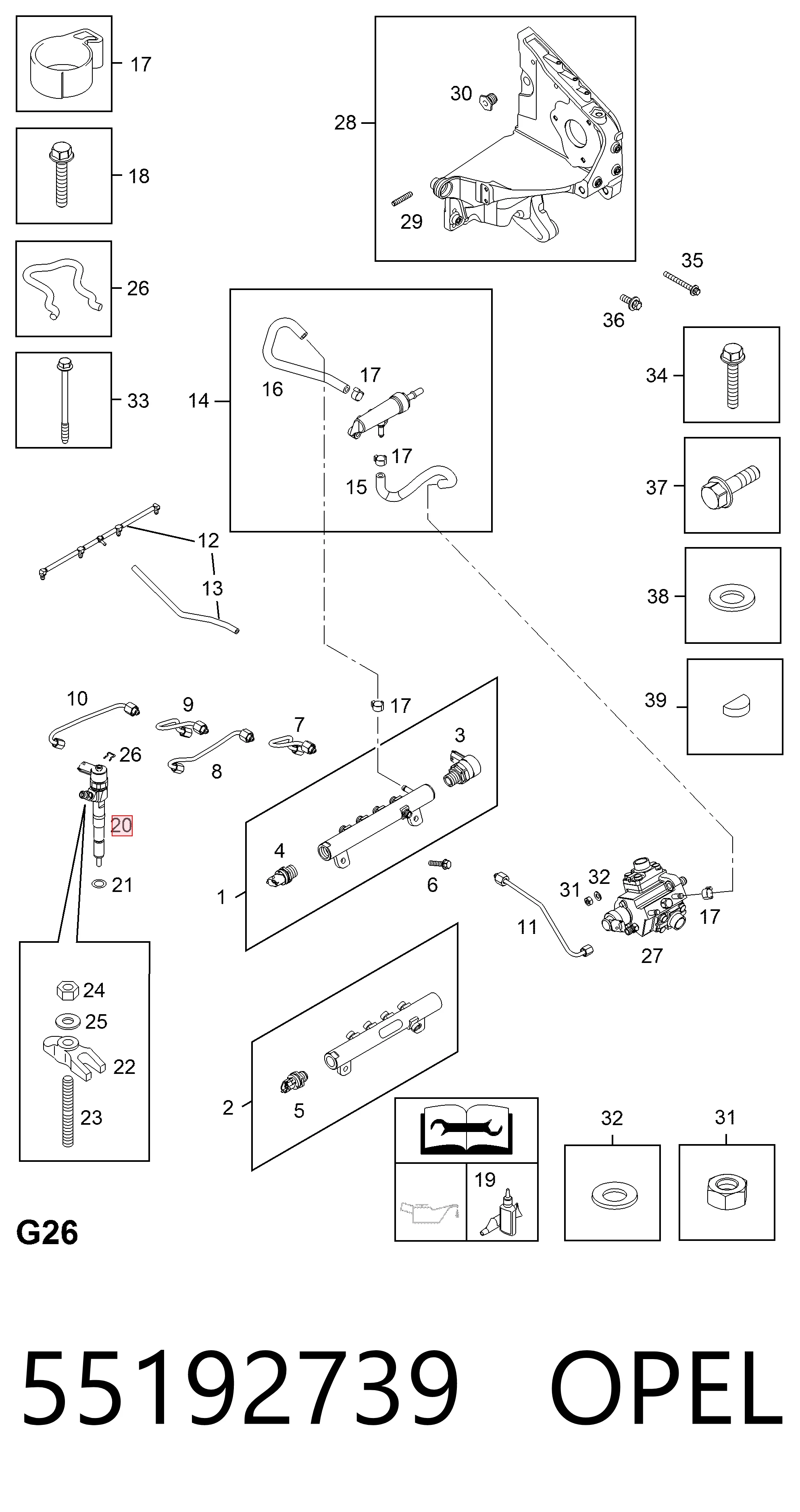 Купити 445110159 Bosch Форсунка дизельна в зборі, розпилювач + тримач