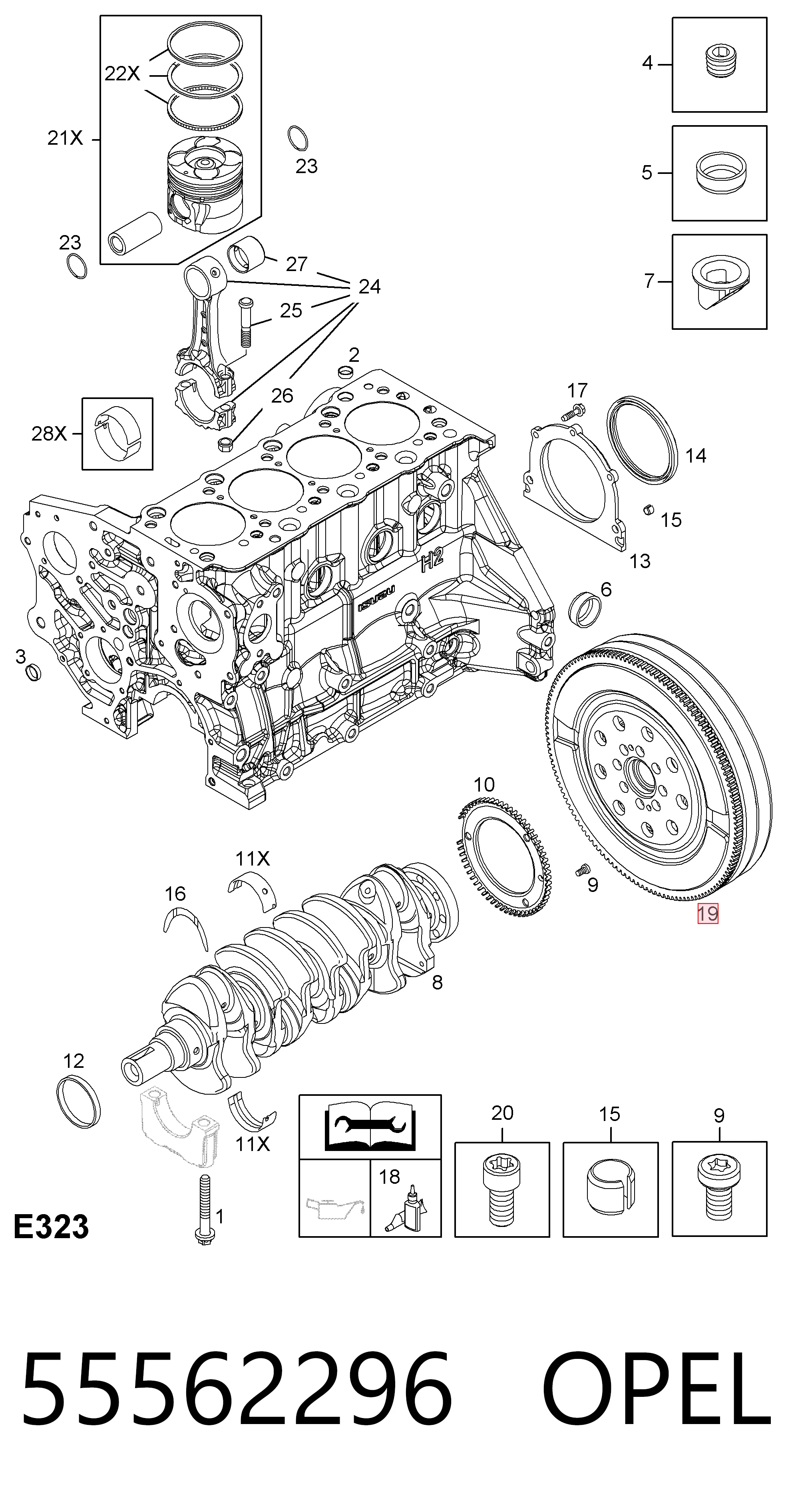 Купити 2294002252 Sachs Маховик із зубчастим ободом в зборі