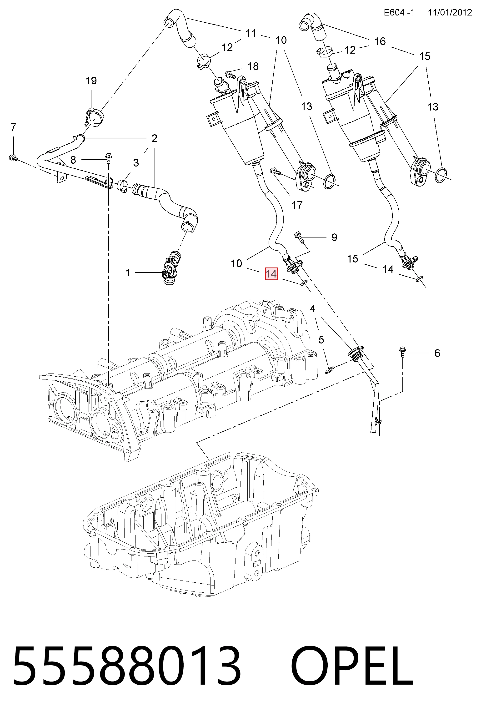 55588013 Opel 