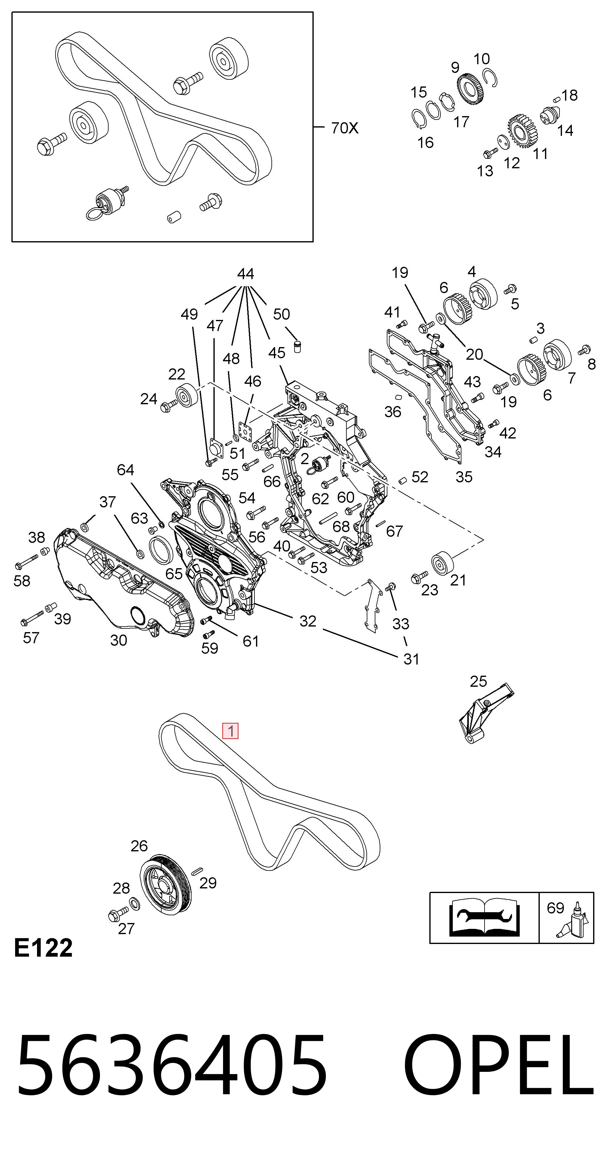 Ремінь ГРМ 8972292770 Renault (RVI)