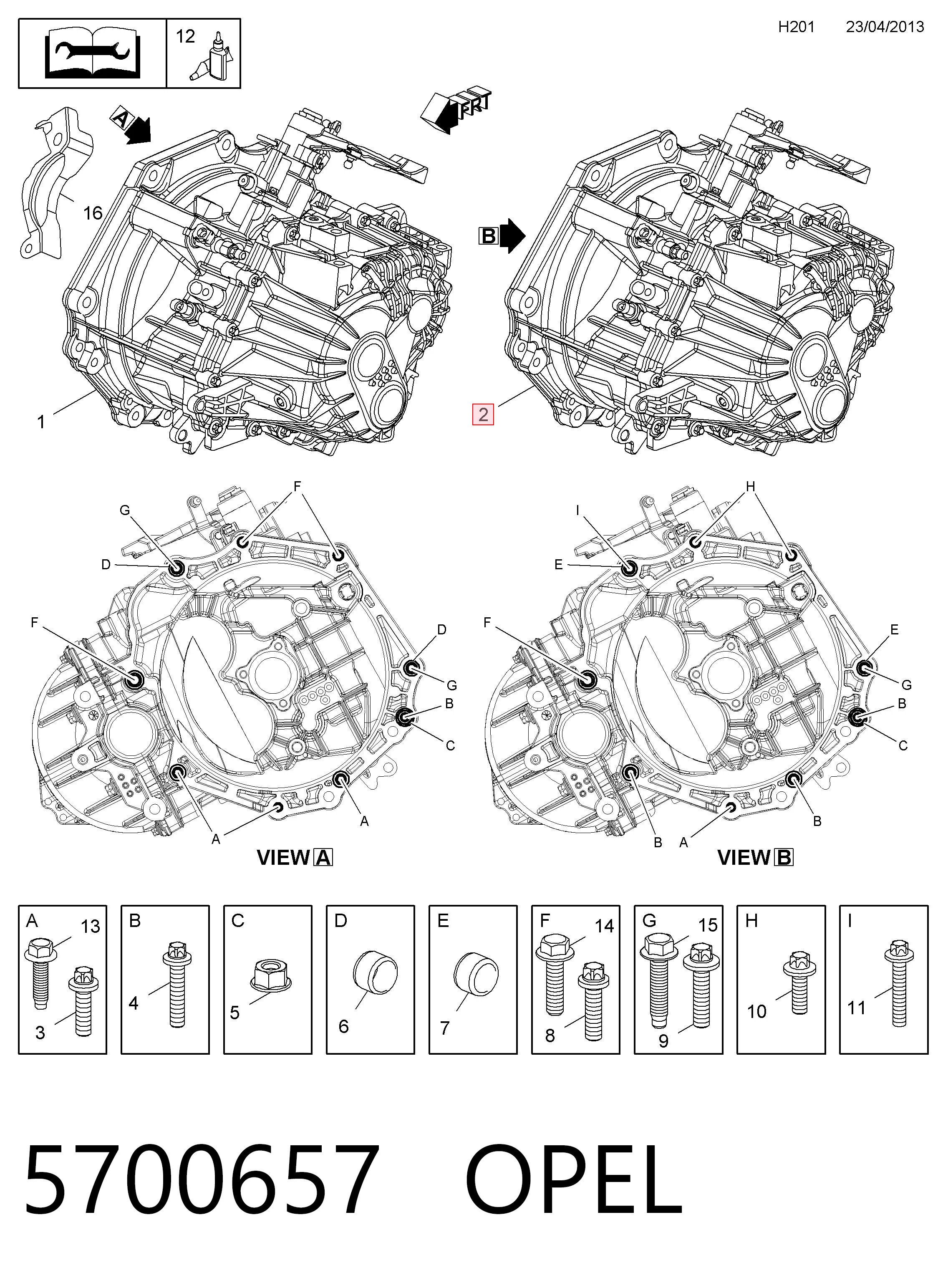 Коробка передач 95518576 General Motors