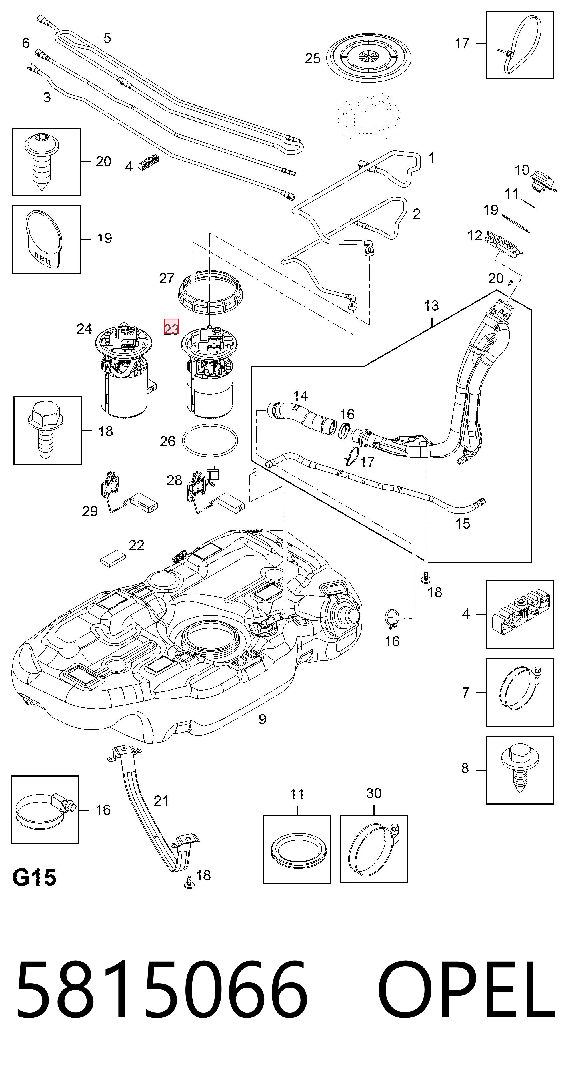 Модуль бензонасоса Magneti Marelli MAM00179M ціна, від 89.67 USD