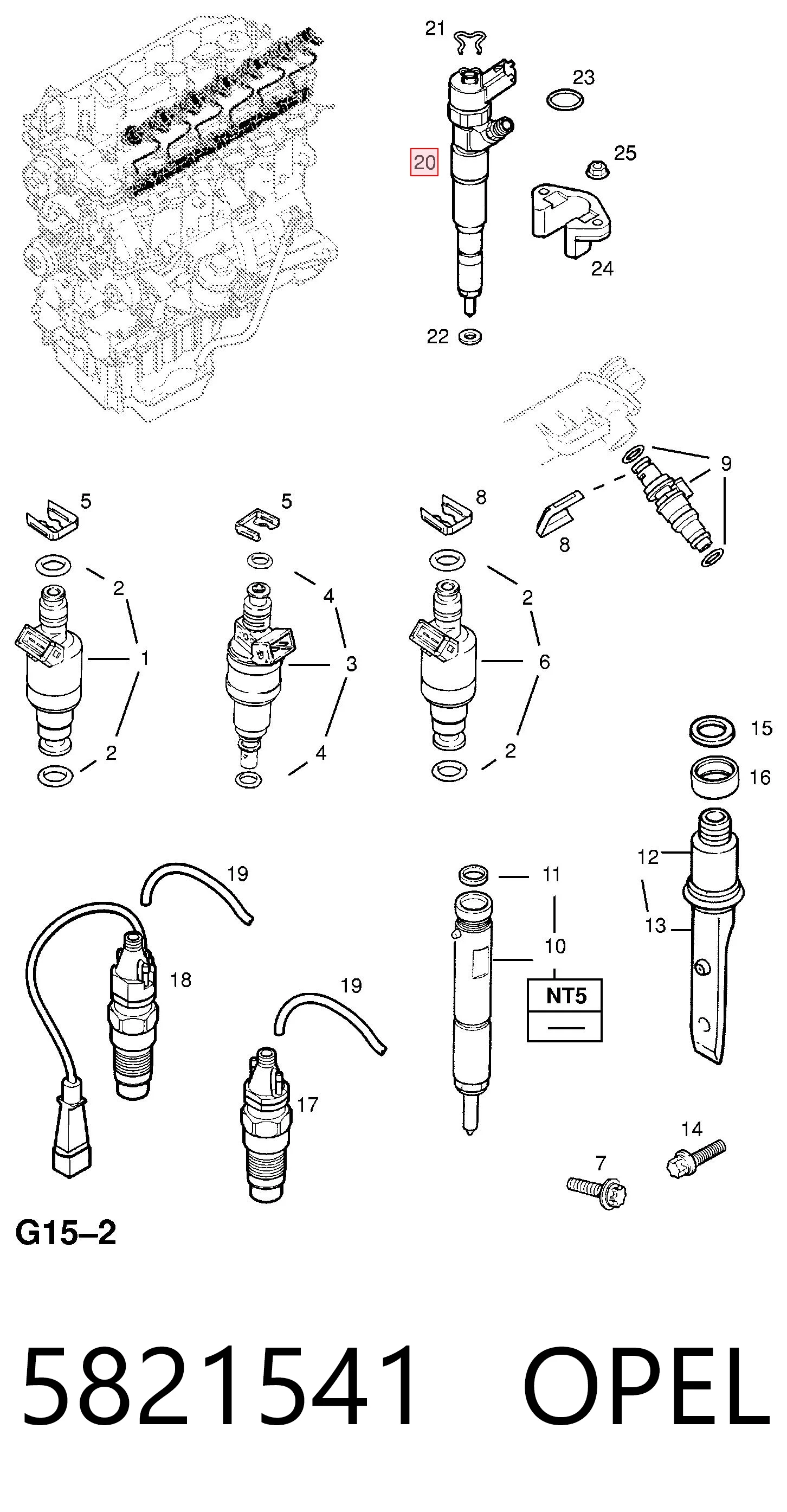Купити 445110049 Bosch Форсунка дизельна в зборі, розпилювач + тримач