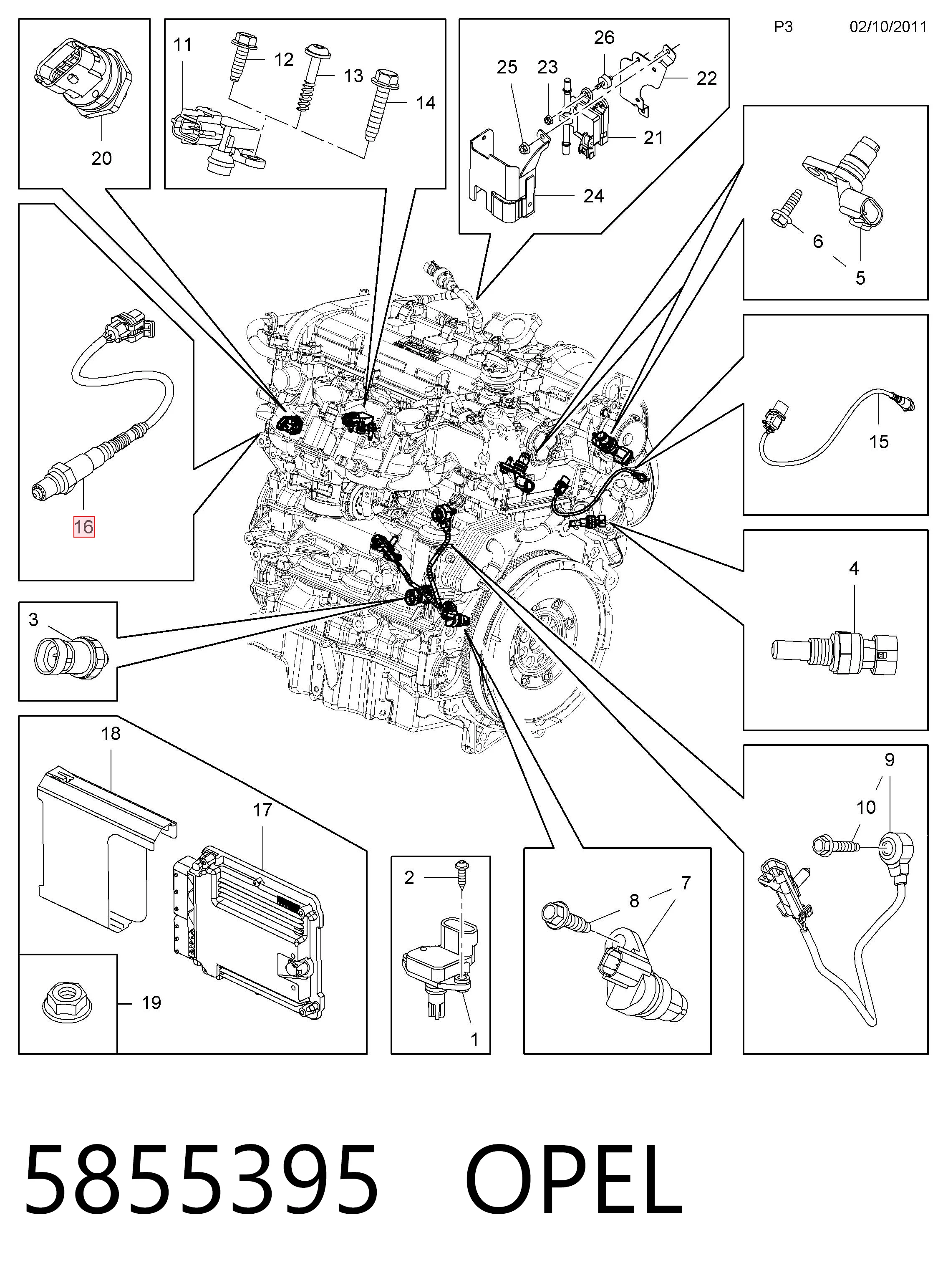 5855395 Opel 