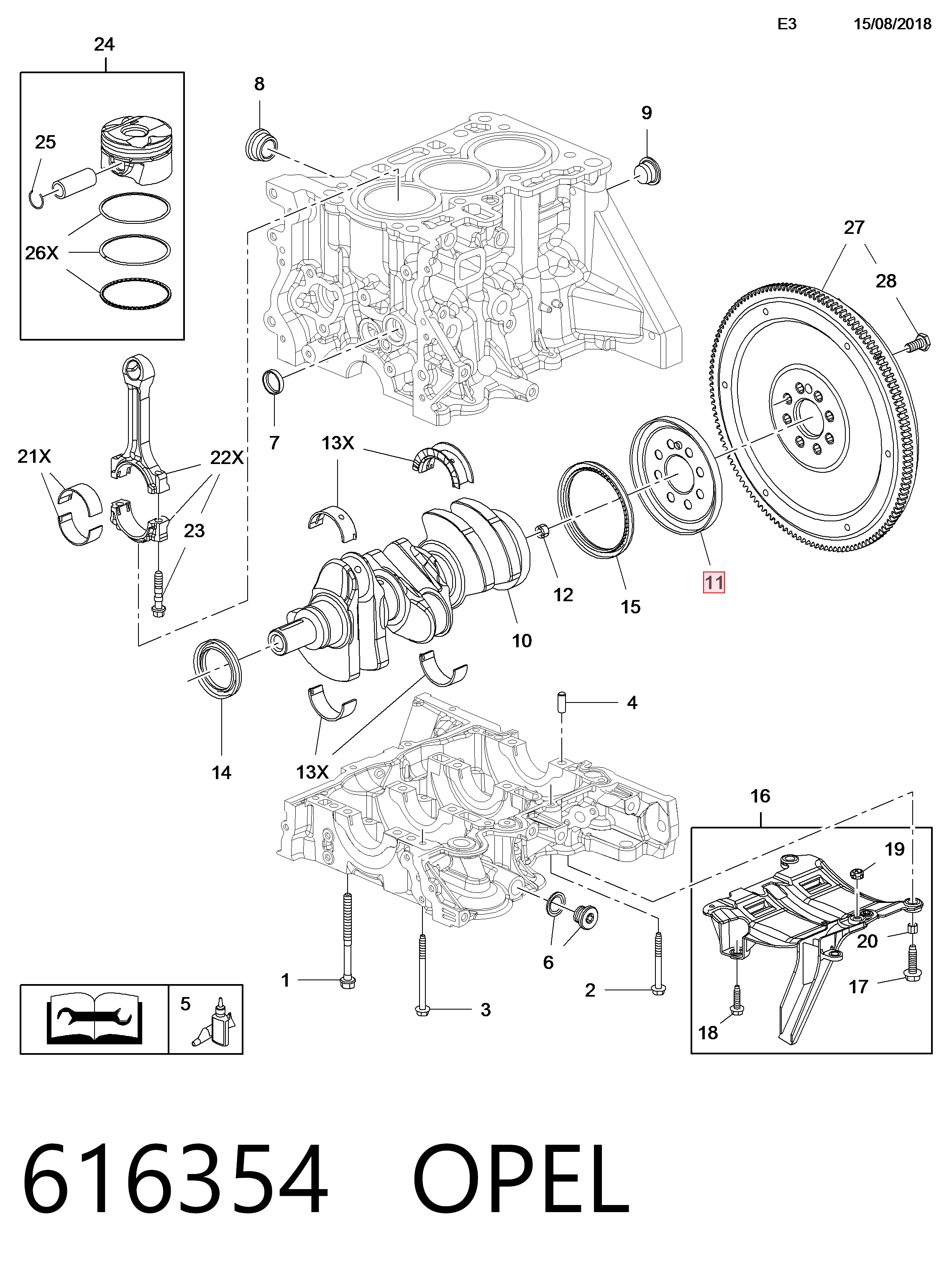  Opel 55504588 ціна, від 19.00 USD