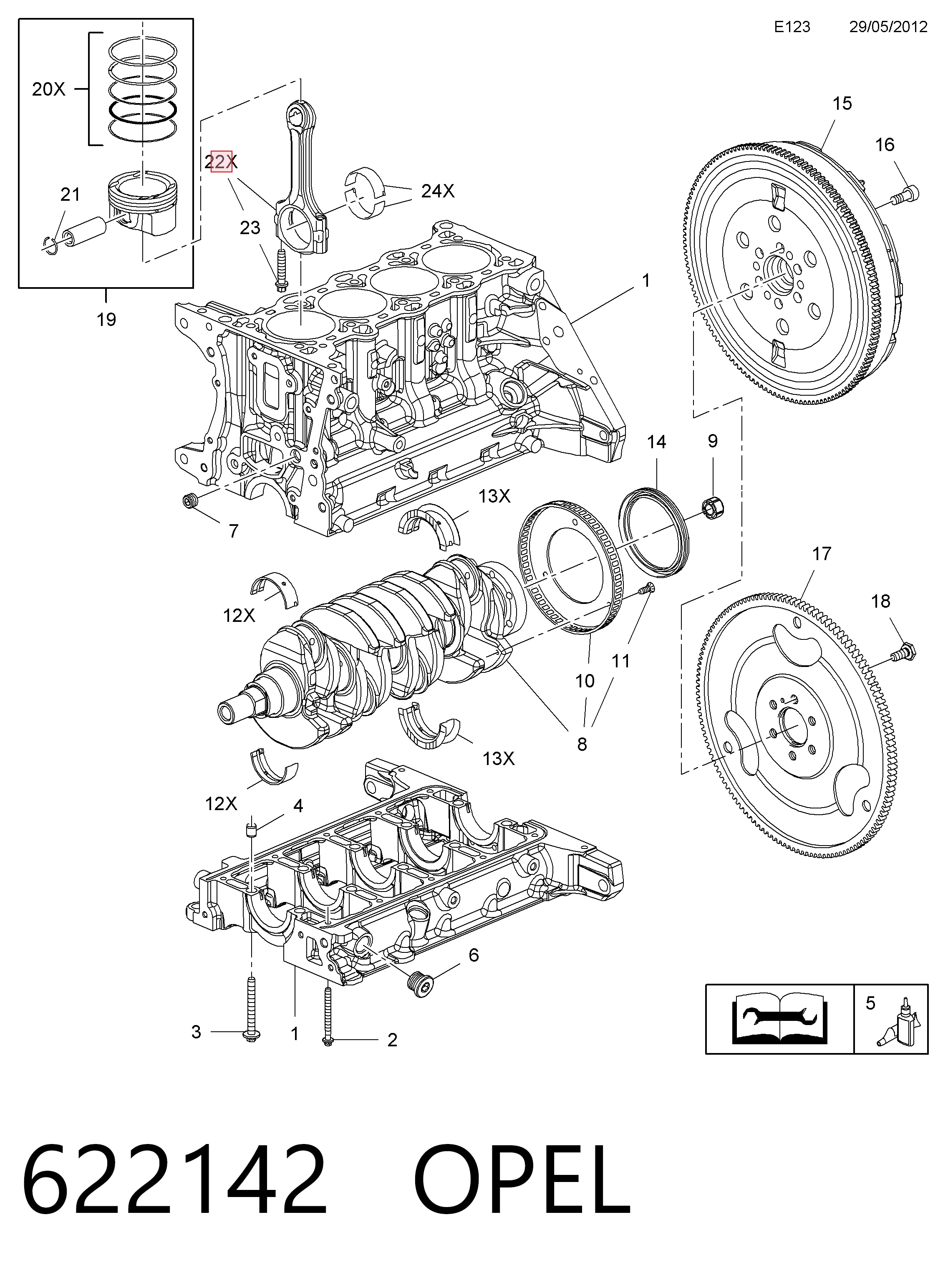  General Motors 55571047 ціна, від 52.40 USD