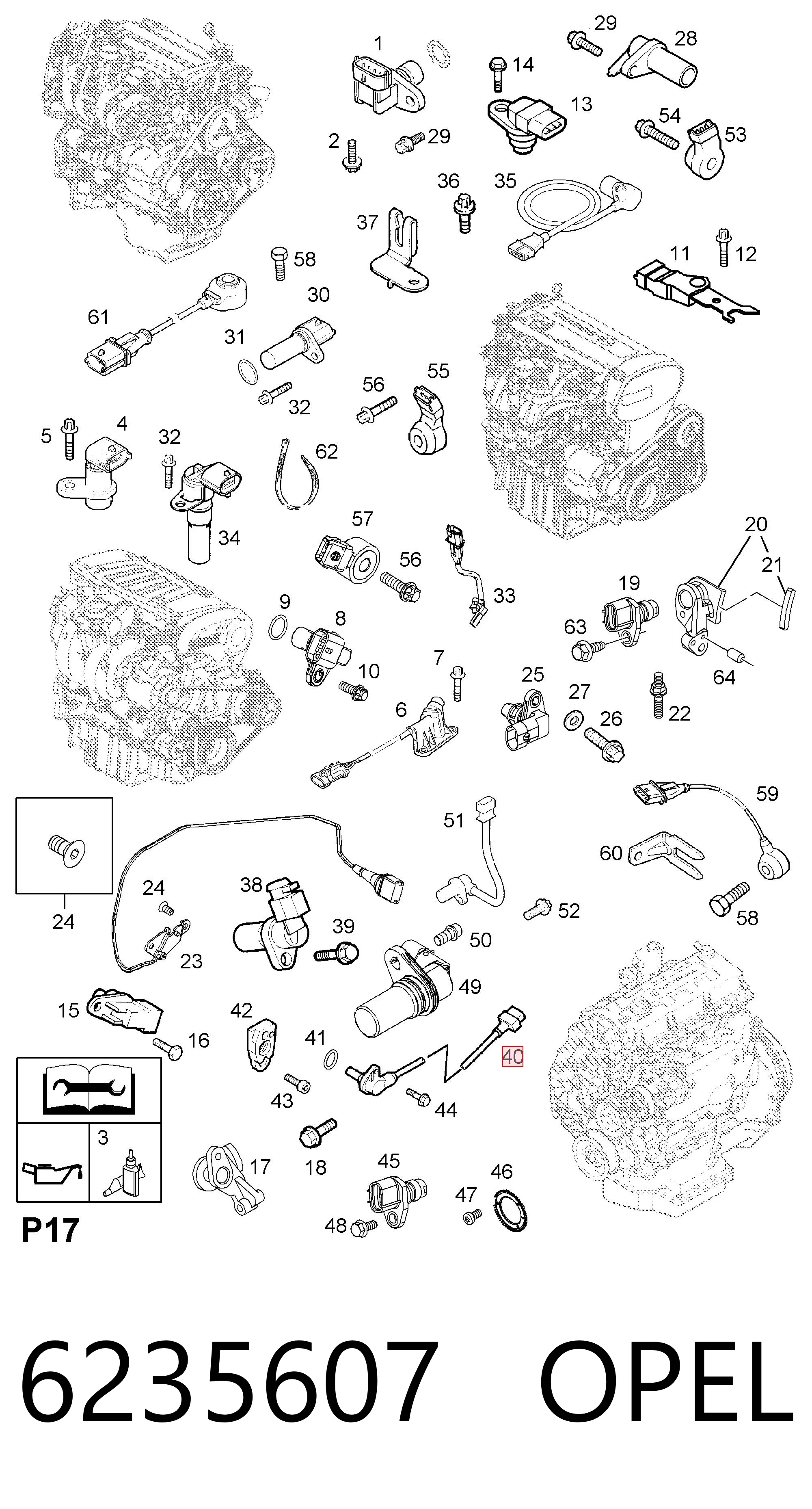 6235607 Opel ДПКВ