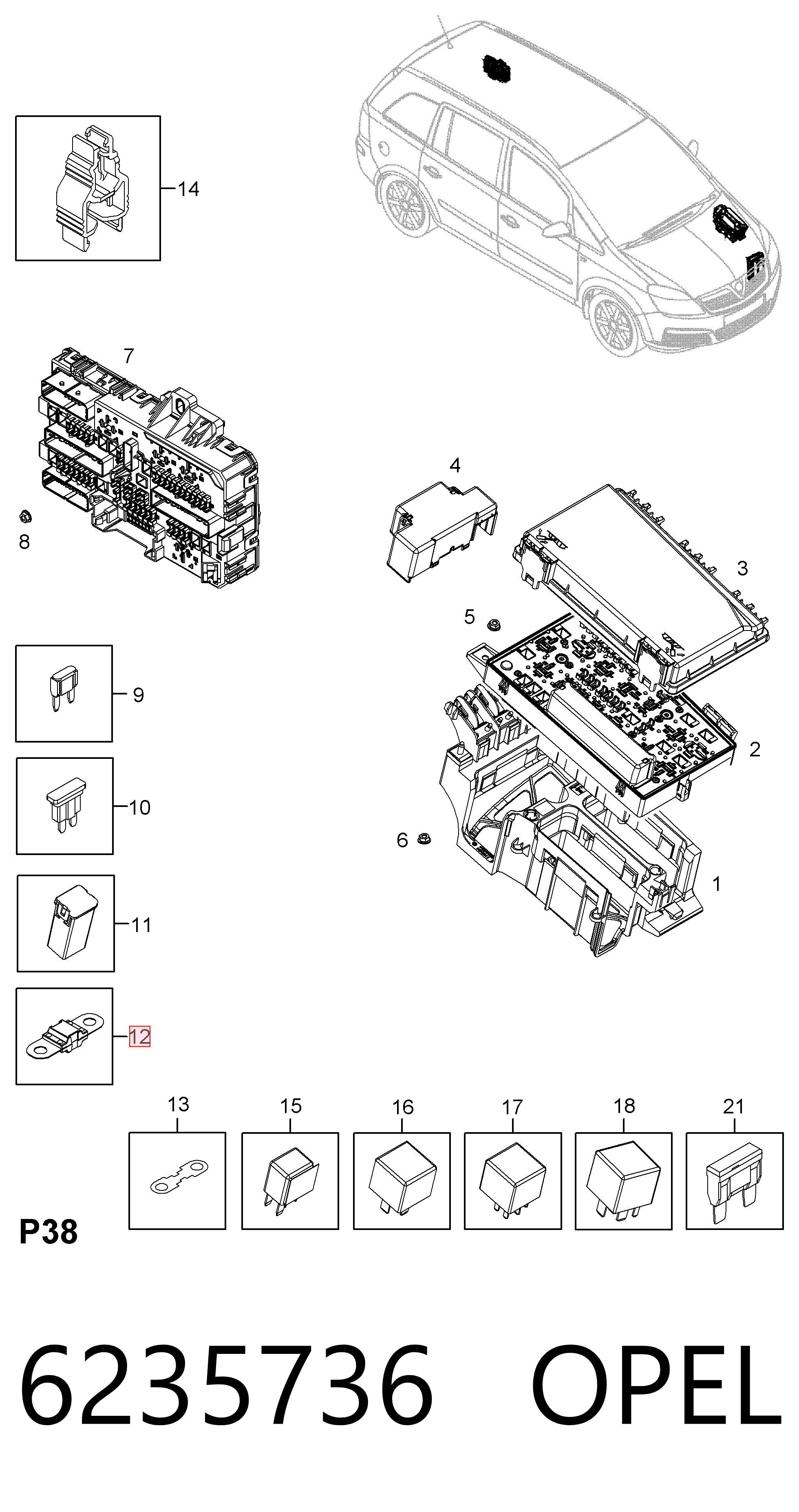 Запобіжник Case 84320118 ціна, від 2.34 USD