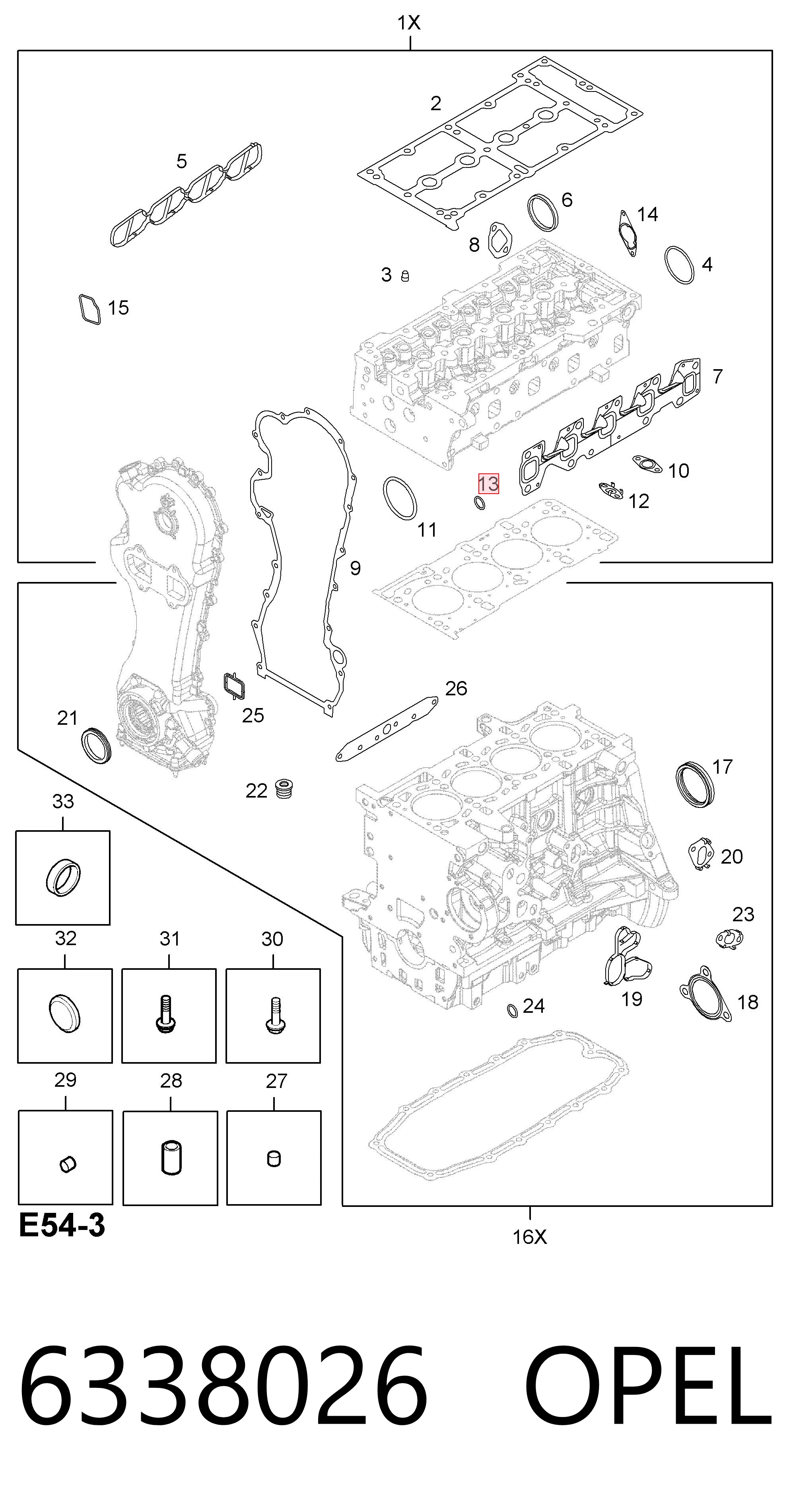 6338026 Opel 