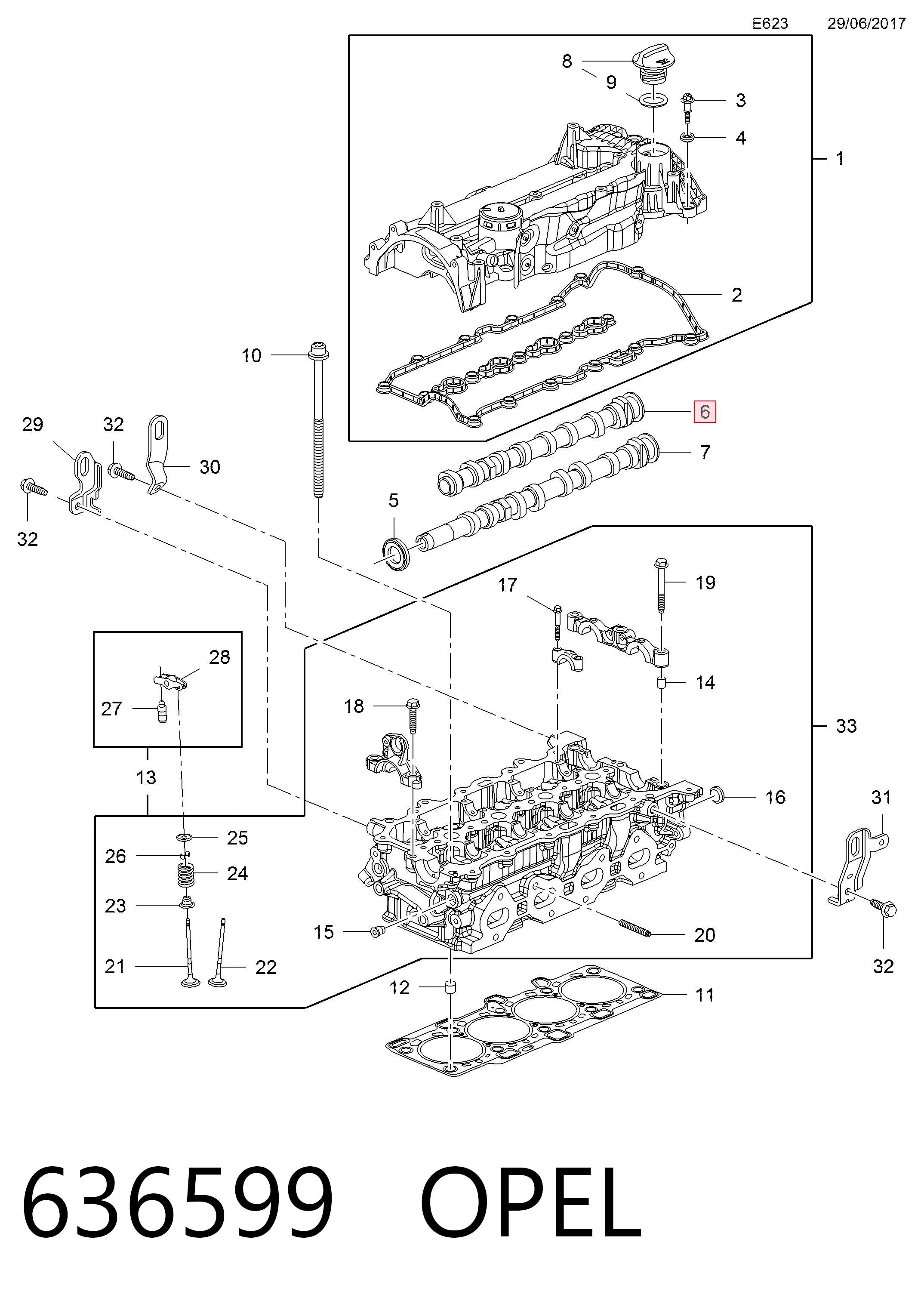 Шток двигуна, впускний General Motors 55488239 ціна, від 102.12 USD