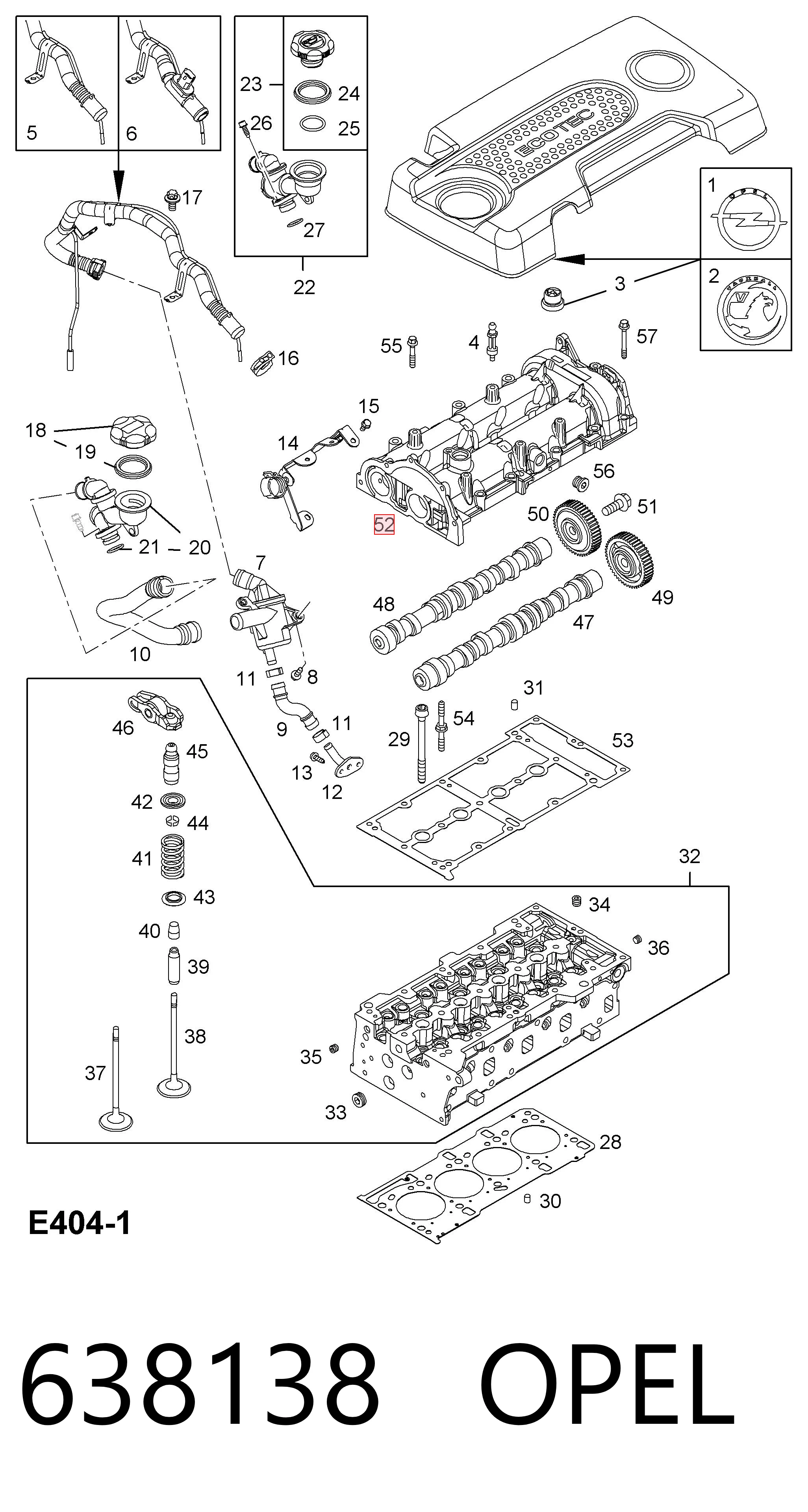 Купити 1721387 Ford Корпус распредвала