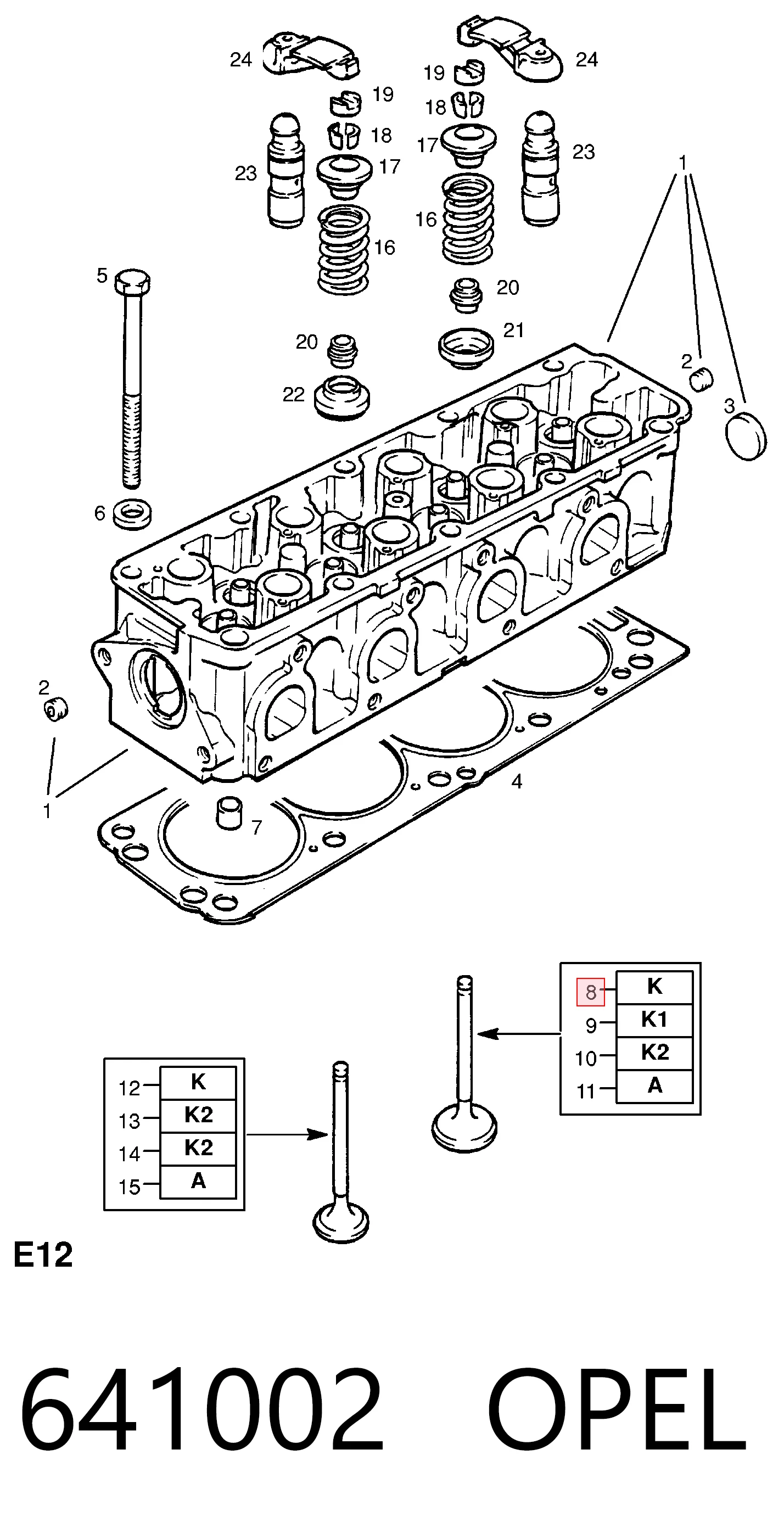 Клапана і штовхачі General Motors 90323519
