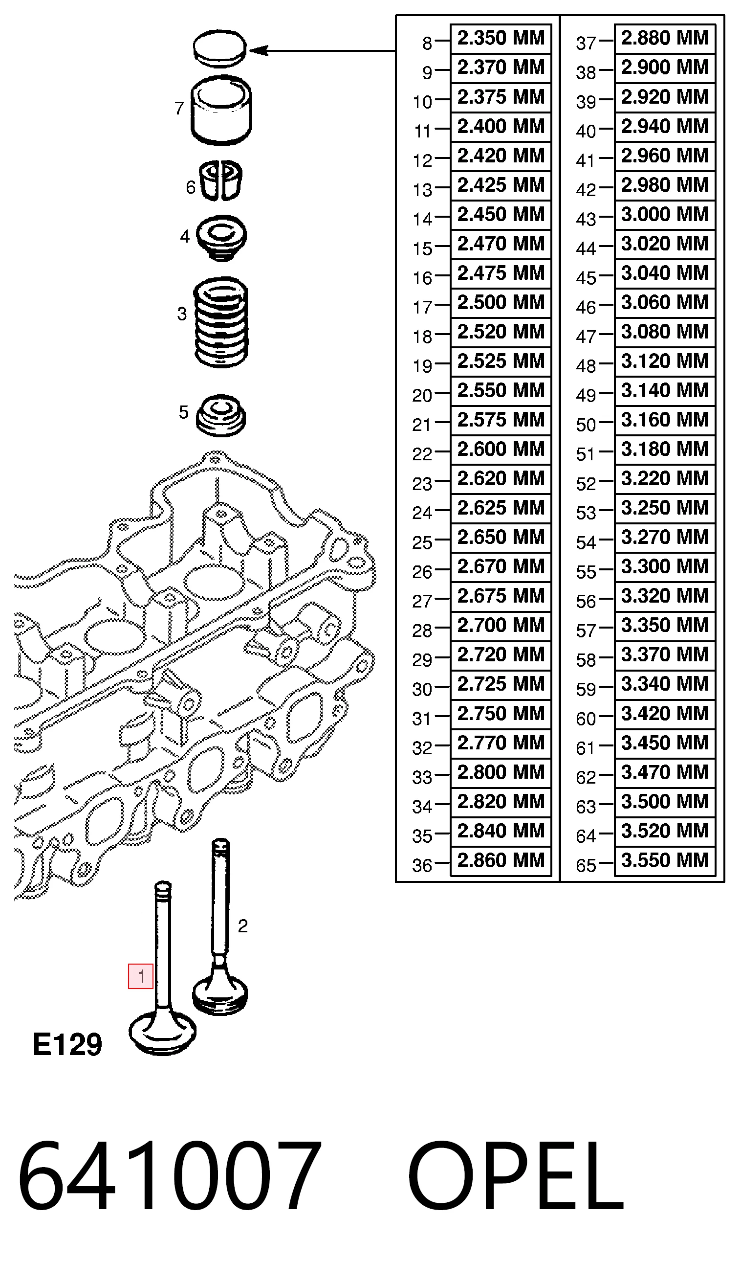 Клапан впускний Freccia 4546SCR ціна, від 4.05 USD