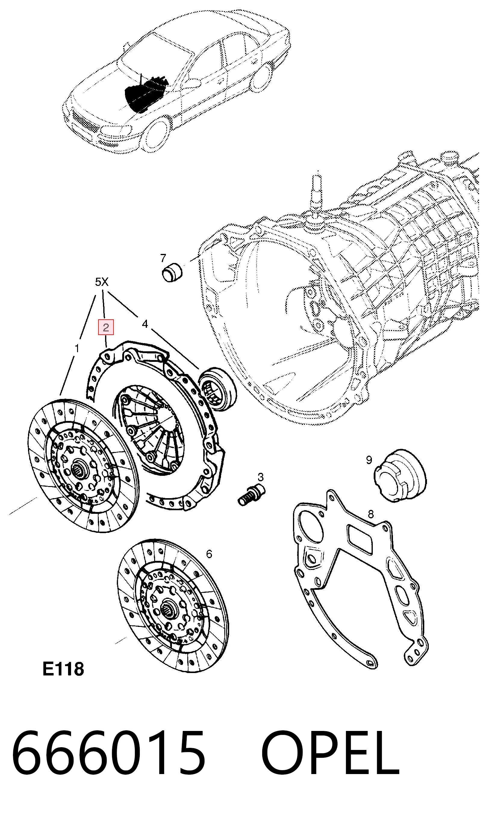 Пелюстковий кошик зчеплення Peugeot/Citroen 90487294 ціна, від 55.11 USD