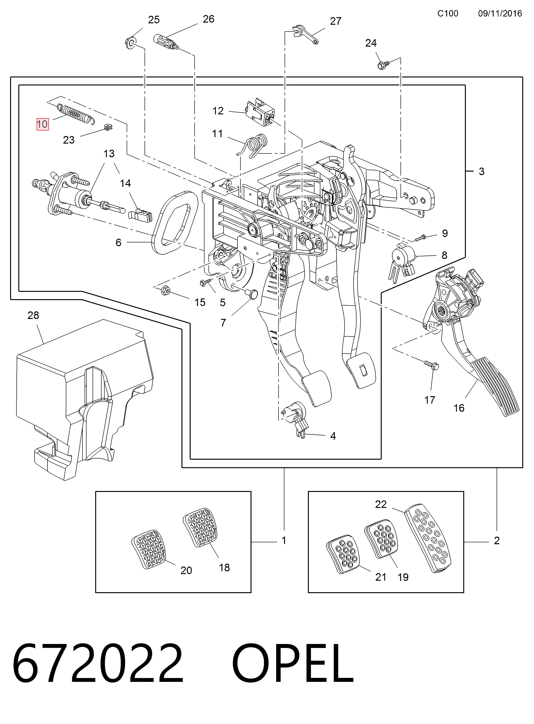  Opel 13285338 ціна, від 2.25 USD