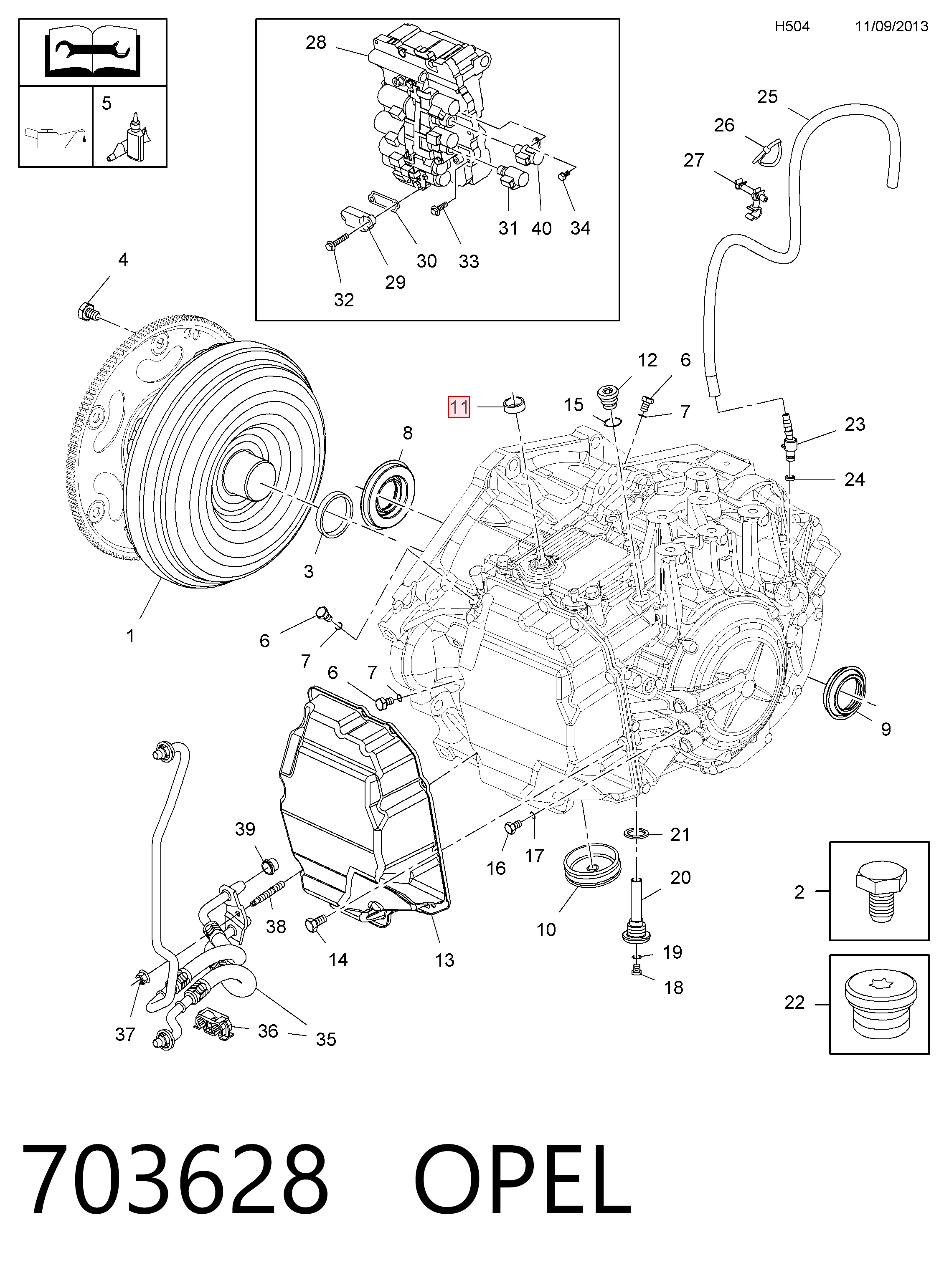 Сальник коробки передач 90348718 Peugeot/Citroen