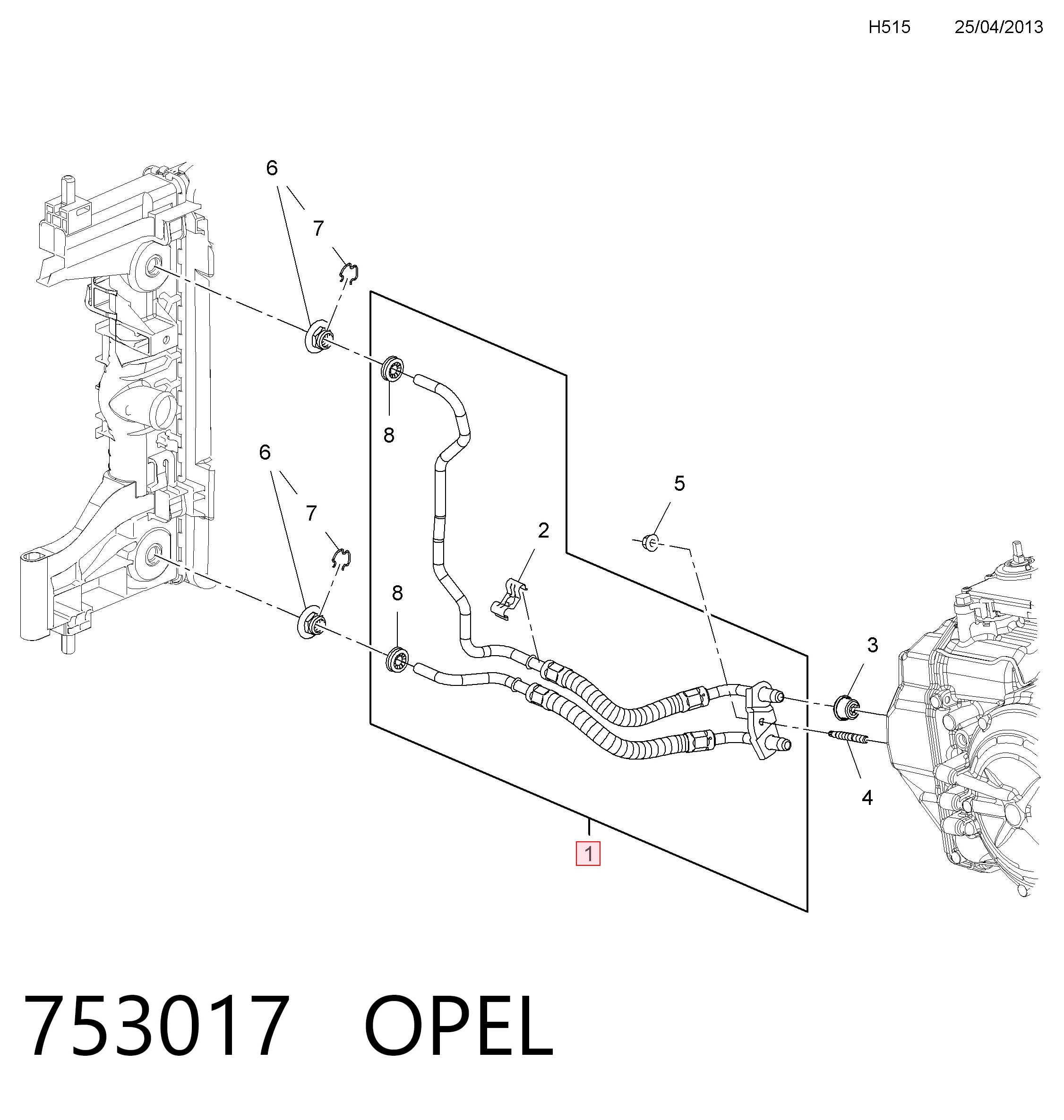 General Motors 753017 ціна, від 77.33 USD