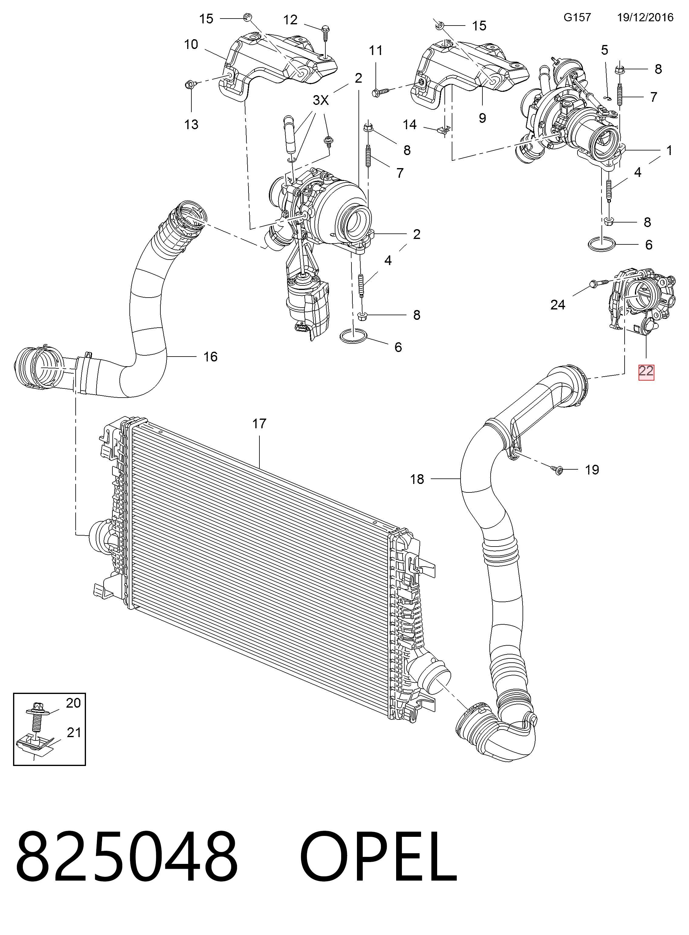 55496779 Peugeot/Citroen Дросільна заслінка в зборі