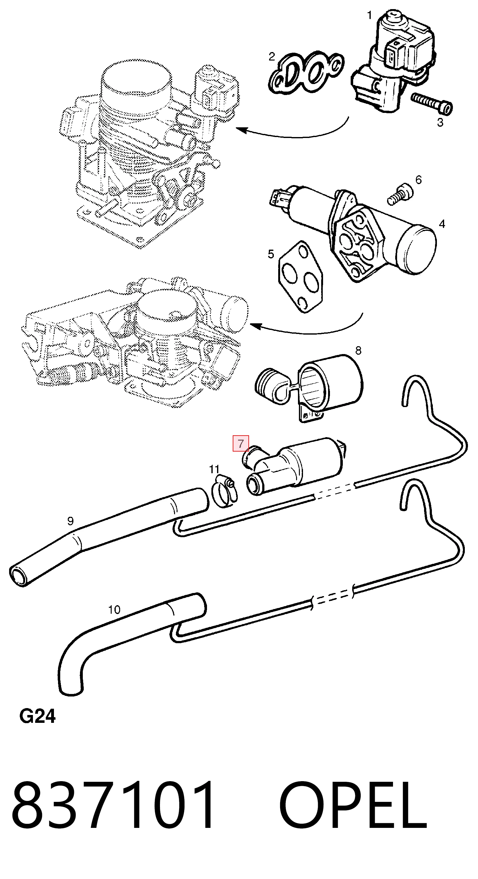 Регулятор холостого ходу Bosch 280140516