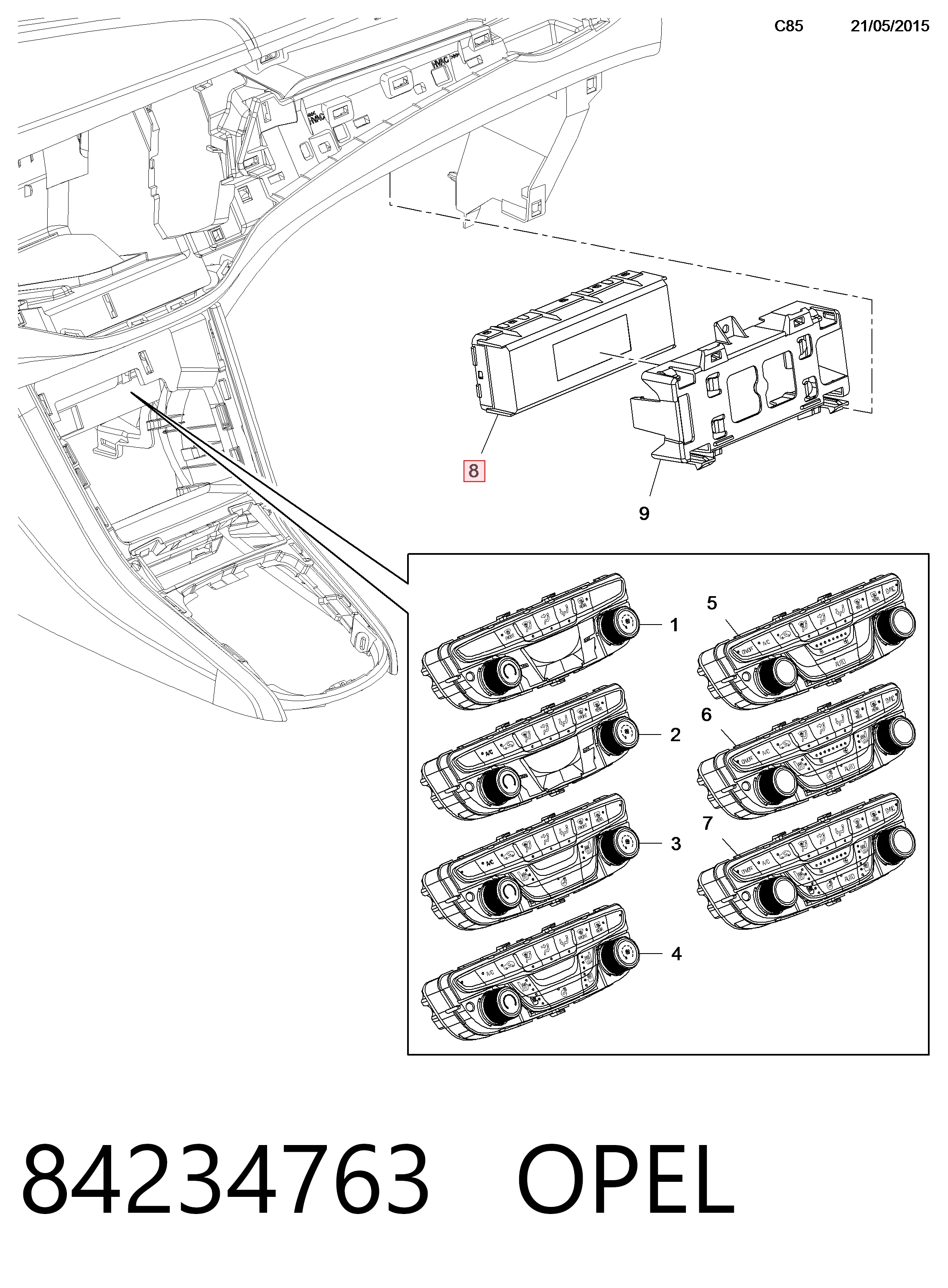 General Motors 84234763 ціна, від 30.93 USD