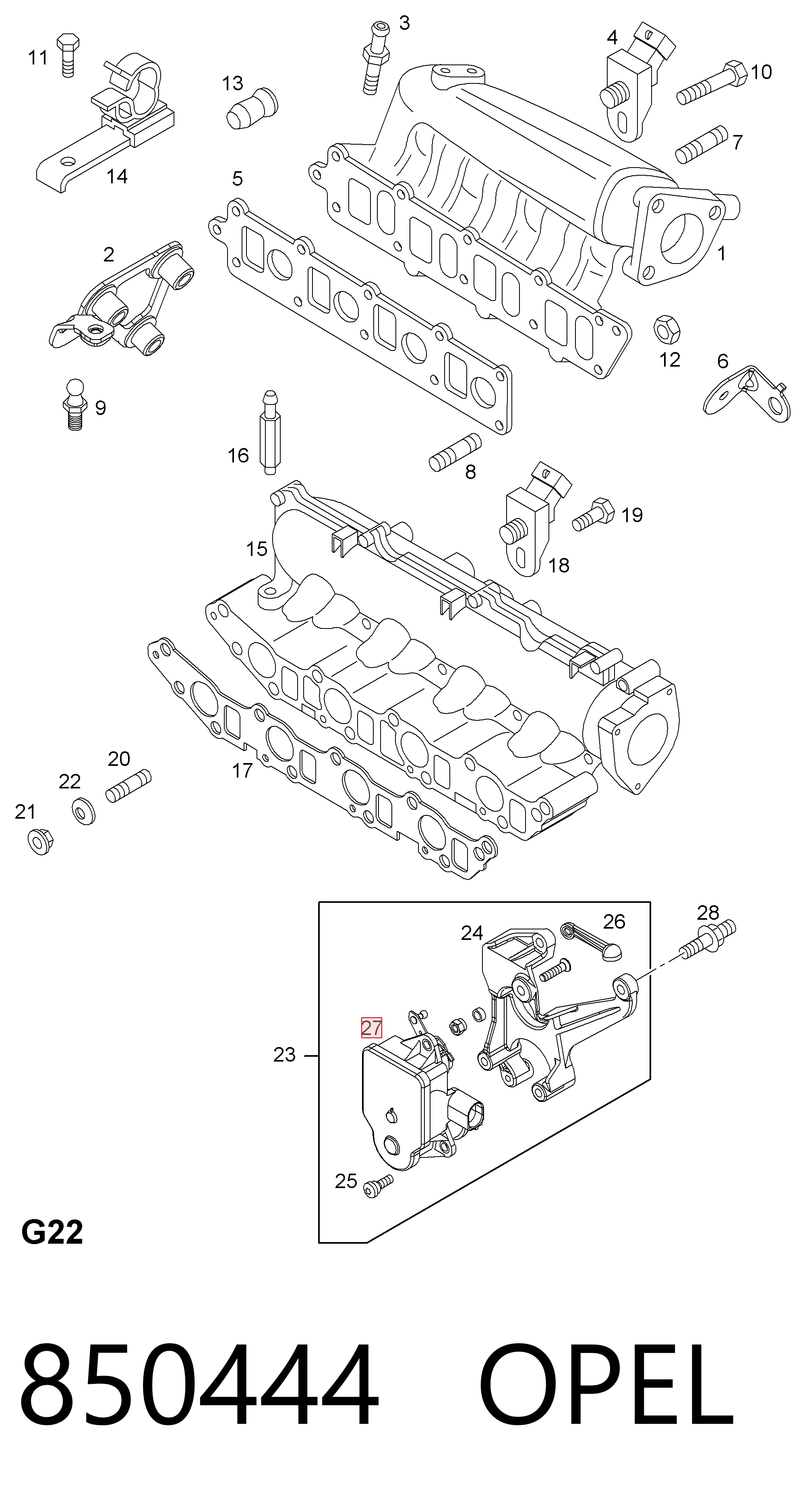 55205127 Peugeot/Citroen Клапан управління заслінкою впускного колектора