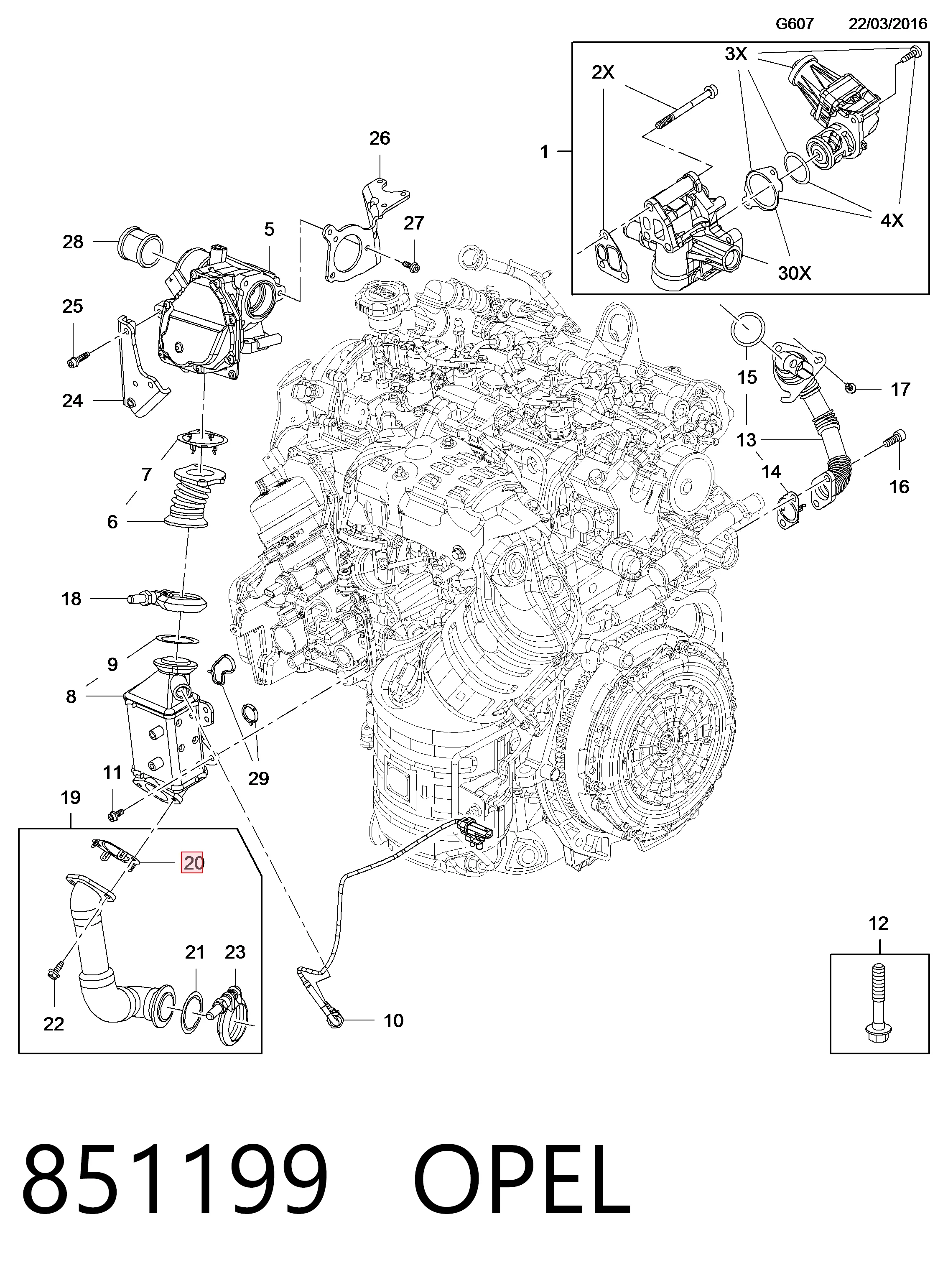 68317264AA Chrysler Прокладка EGR-клапана рециркуляції