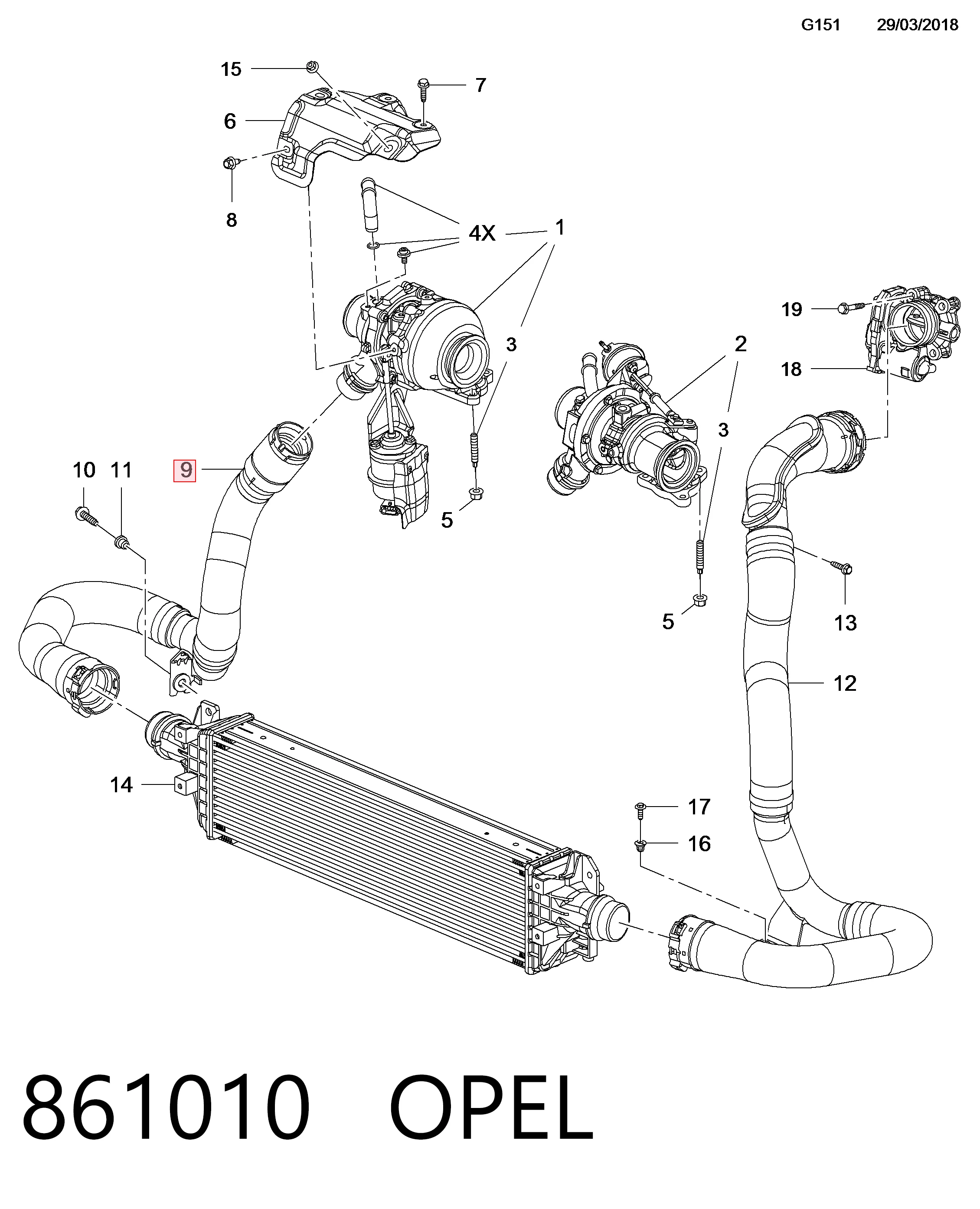 95433857 Opel 