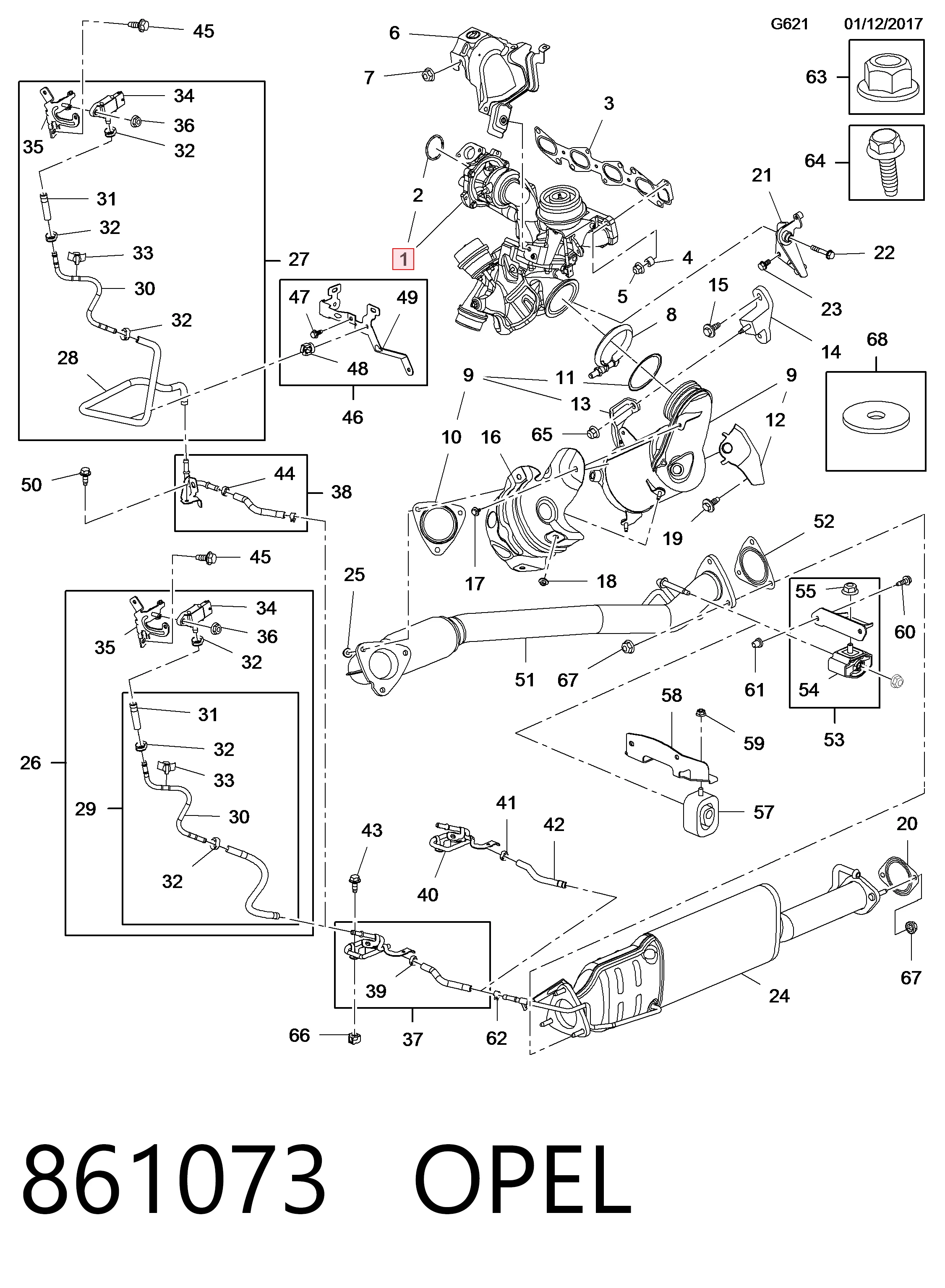 Турбіна General Motors 55577924 ціна, від 175.23 USD
