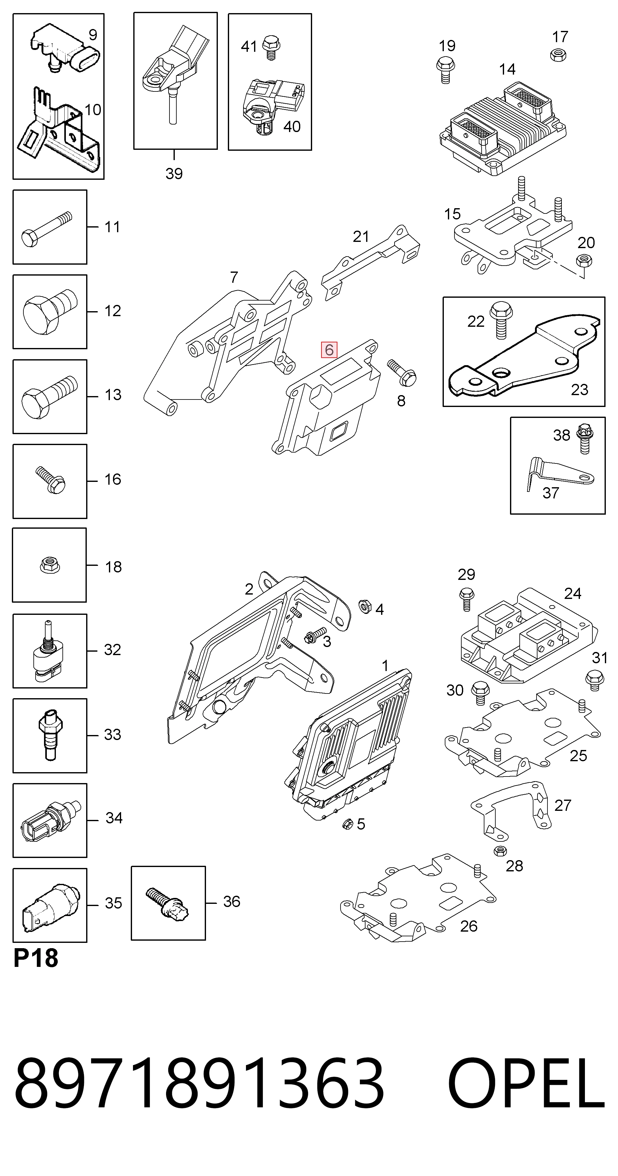 Купити 97189136 Peugeot/Citroen Модуль керування (ЕБУ) паливним насосом
