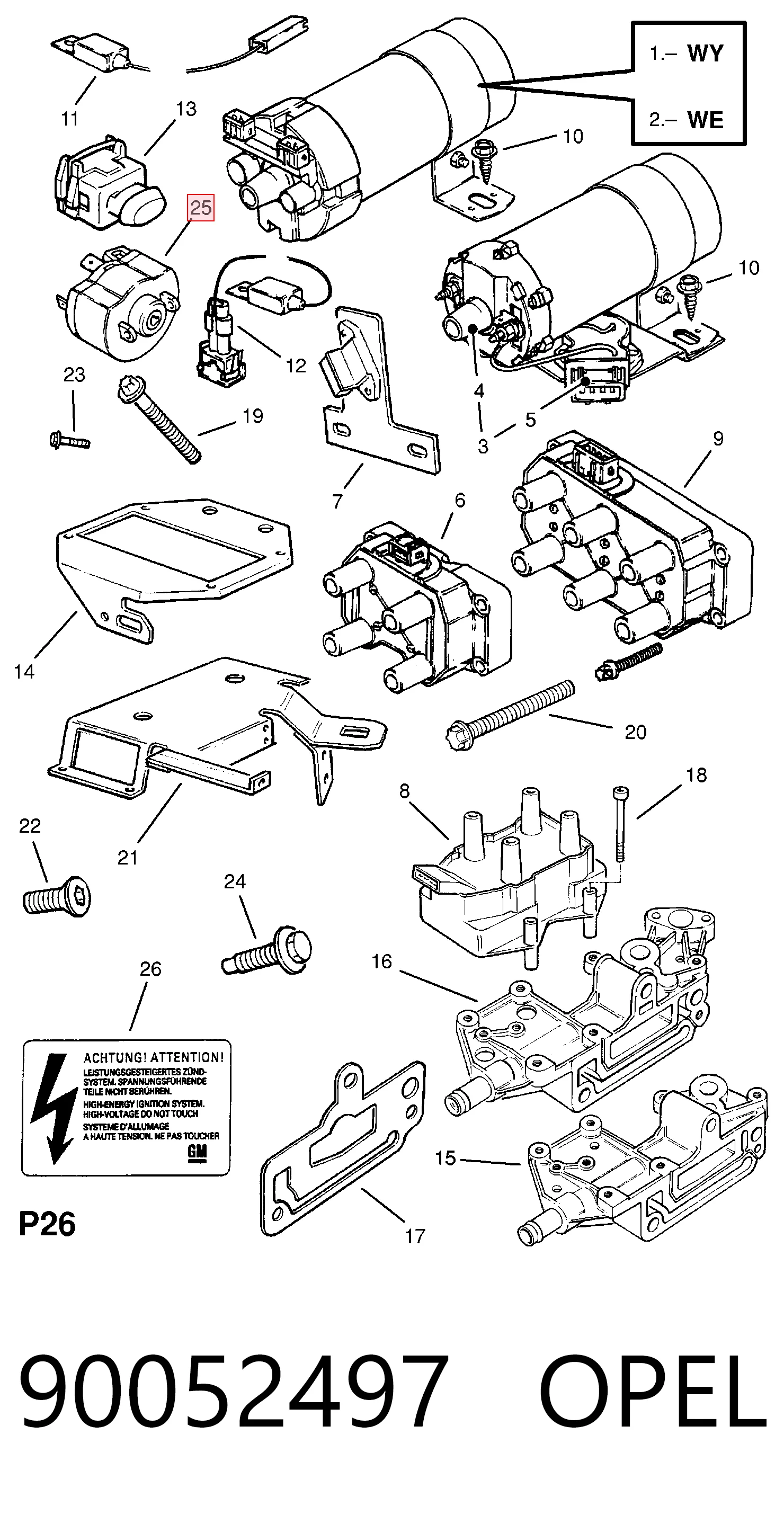 Контакти замку запалювання General Motors 914850 ціна, від 4.50 USD