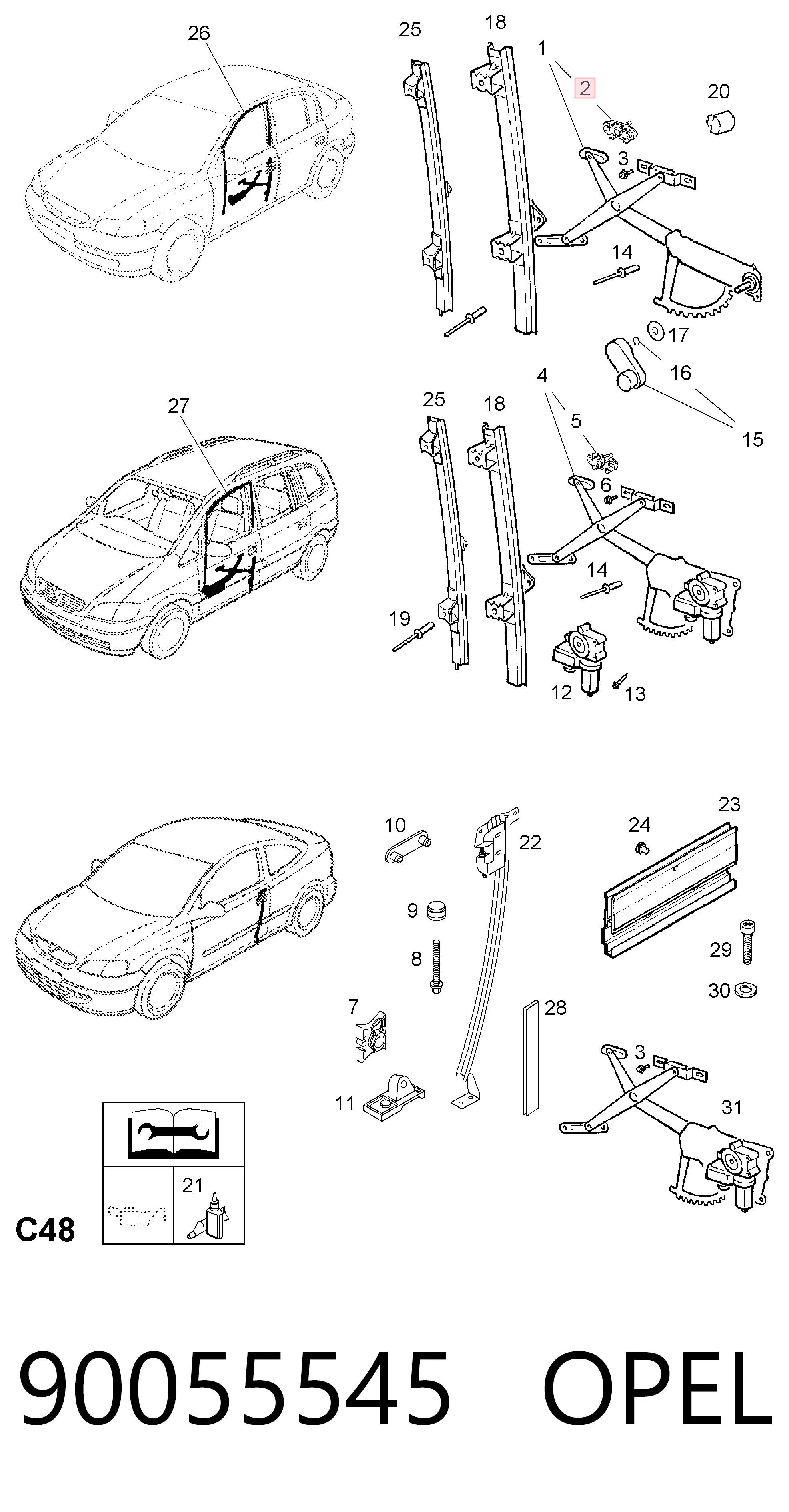 90055545 Opel
