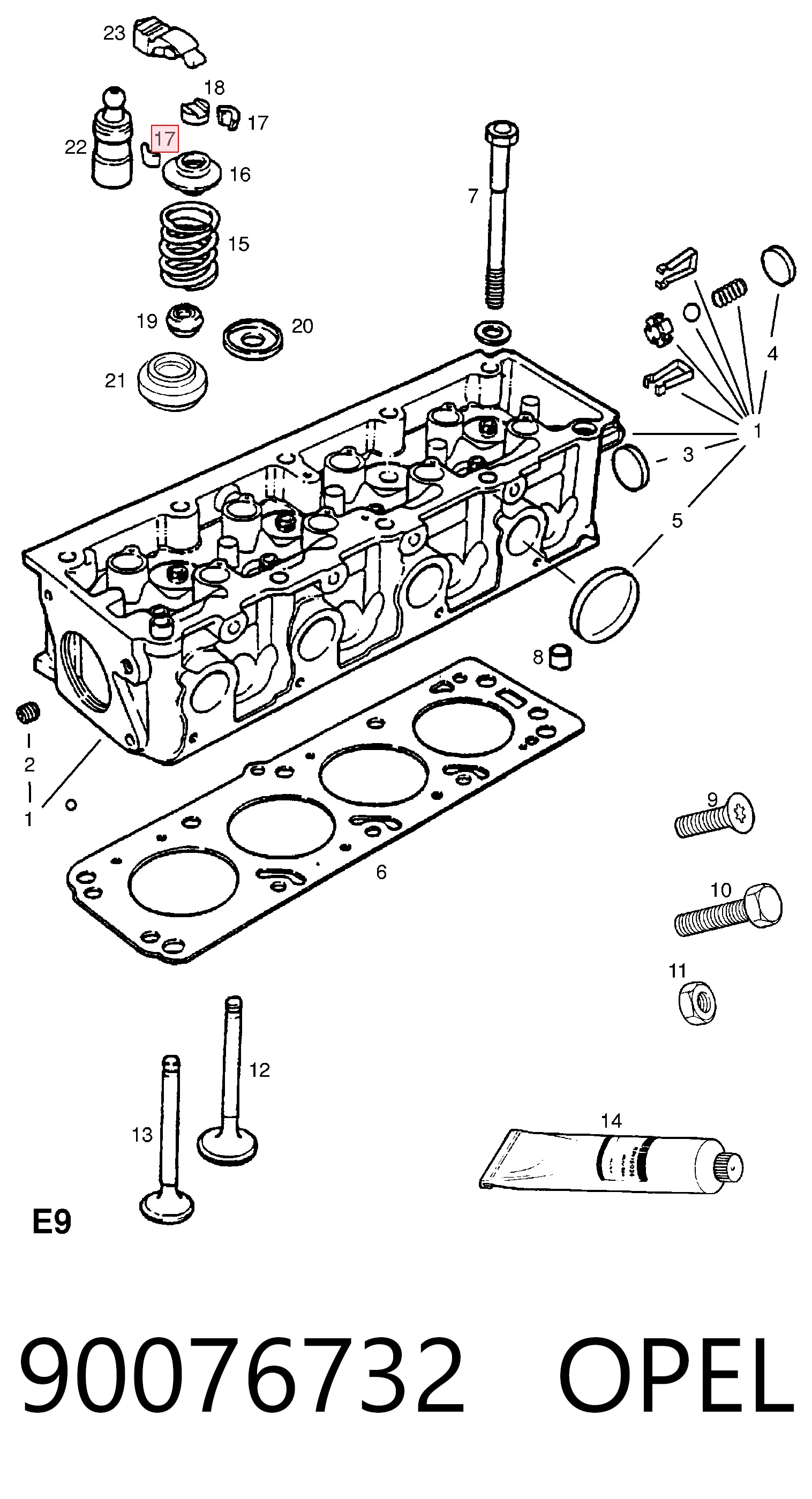 Сухар клапану Renault (RVI) 7700725145 ціна, від 0.86 USD