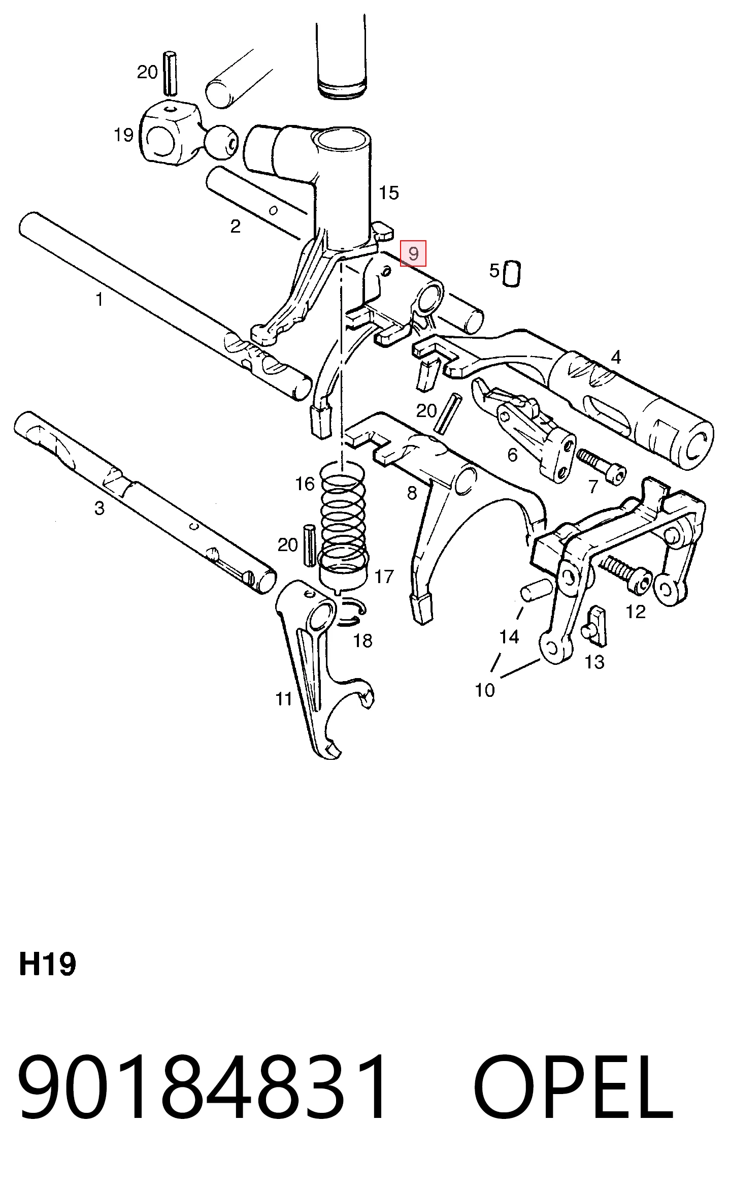  General Motors 90184831 ціна, від 133.38 USD