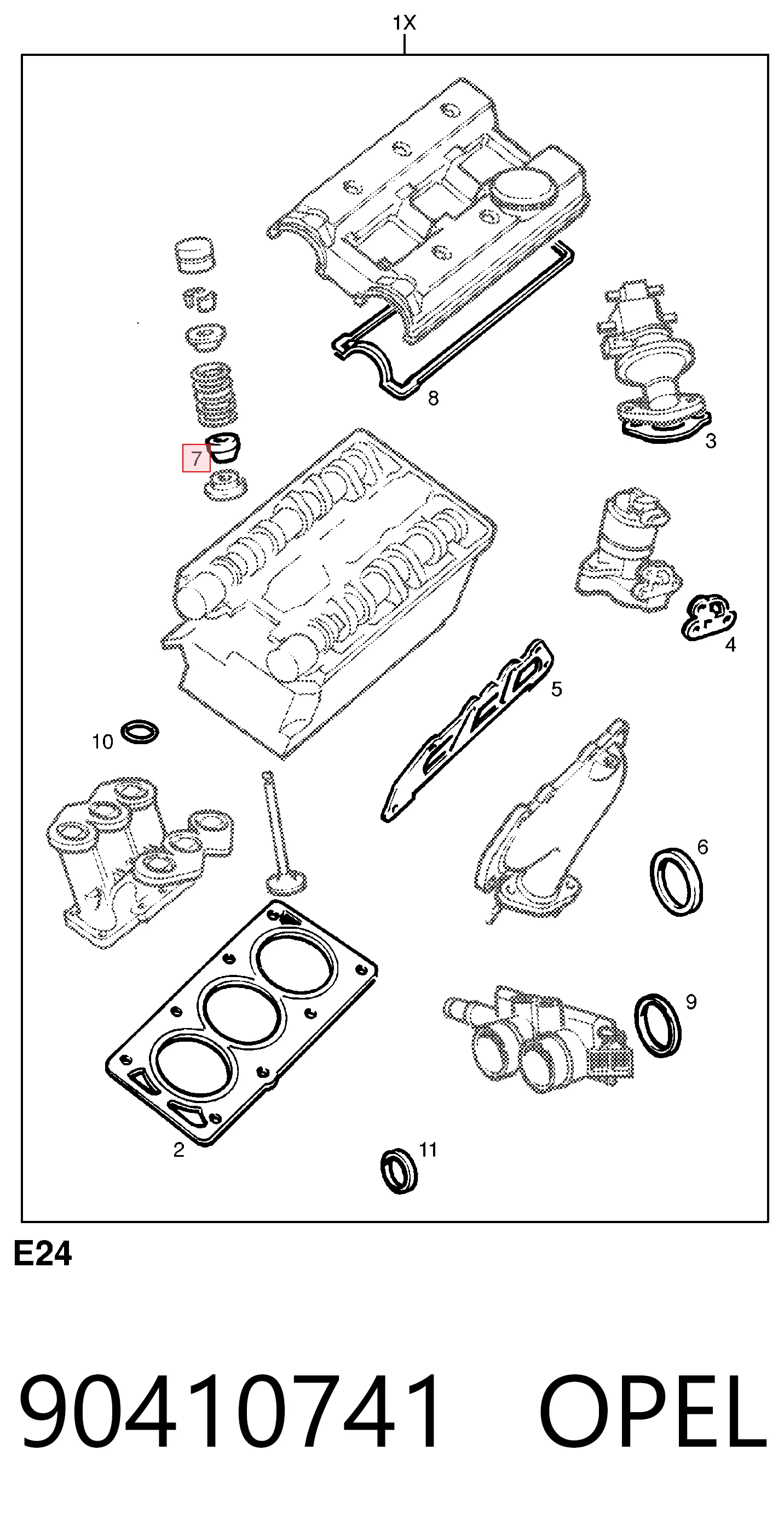 Купити Сальник клапана Volkswagen Golf VIII CD1, DA1