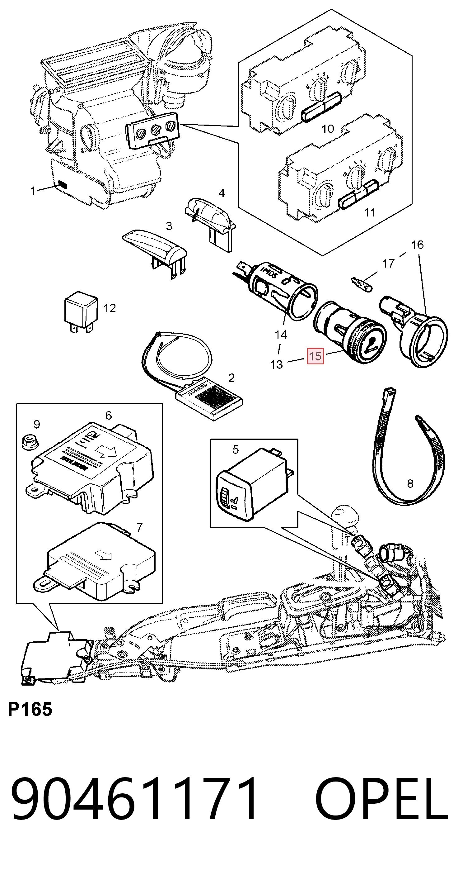 Розетка запальнички на Opel Astra H L35