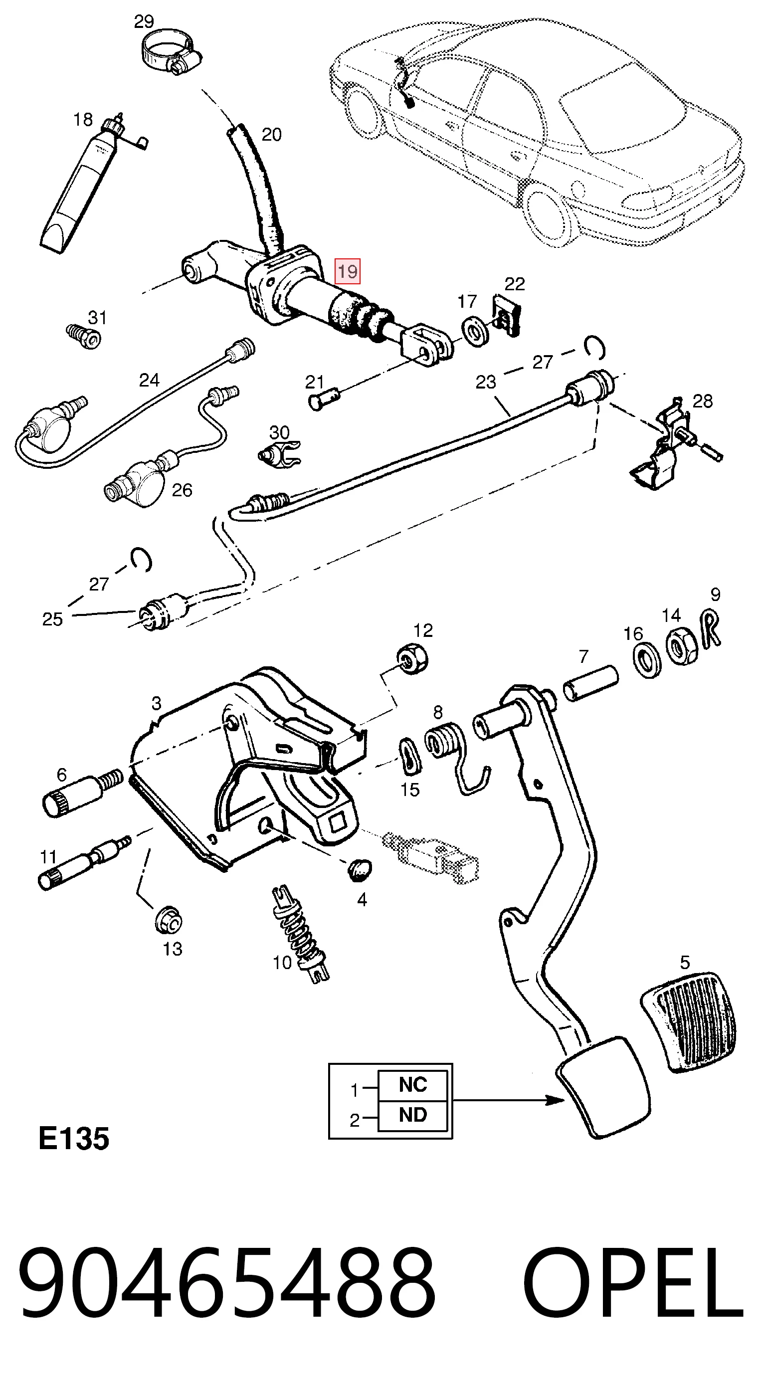 Циліндр зчеплення General Motors 5679301