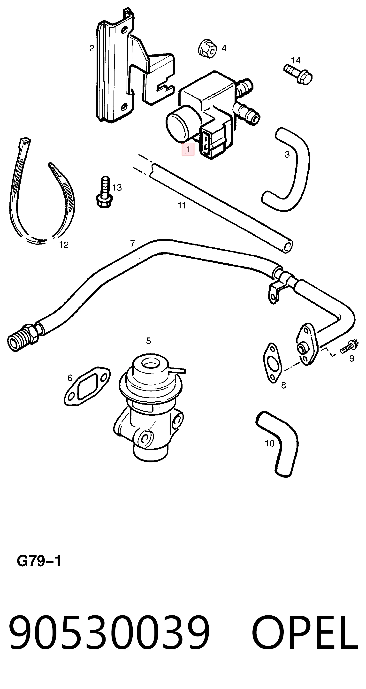 Клапан соленоїд регулювання заслонки EGR Magneti Marelli EV133C ціна, від 27.21 USD