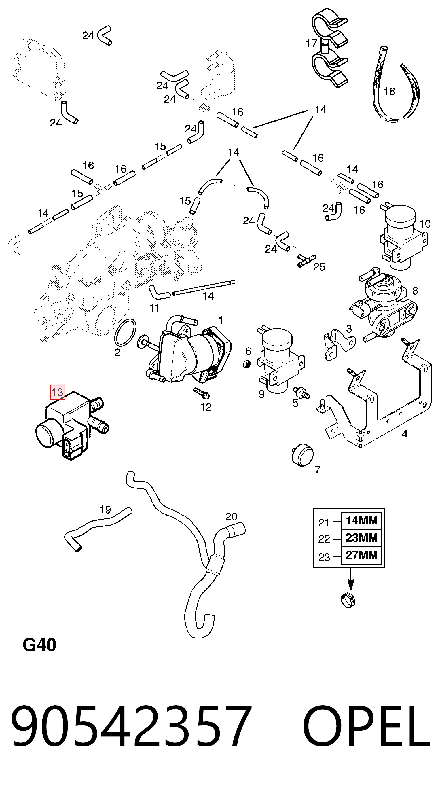 Купити EV133C Magneti Marelli Клапан соленоїд регулювання заслонки EGR