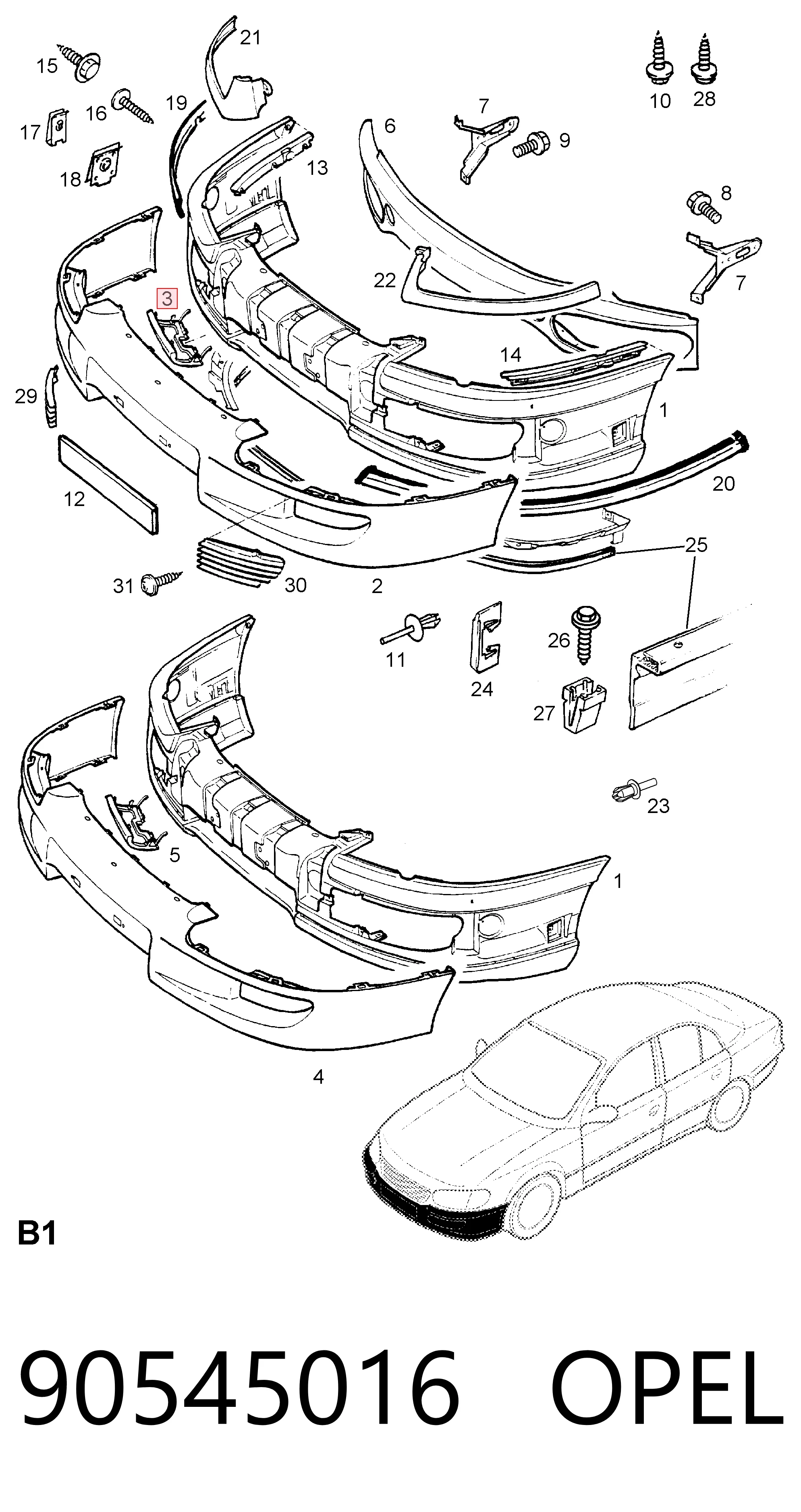 90545016 Peugeot/Citroen Заглушка бампера буксирувального гака, передня