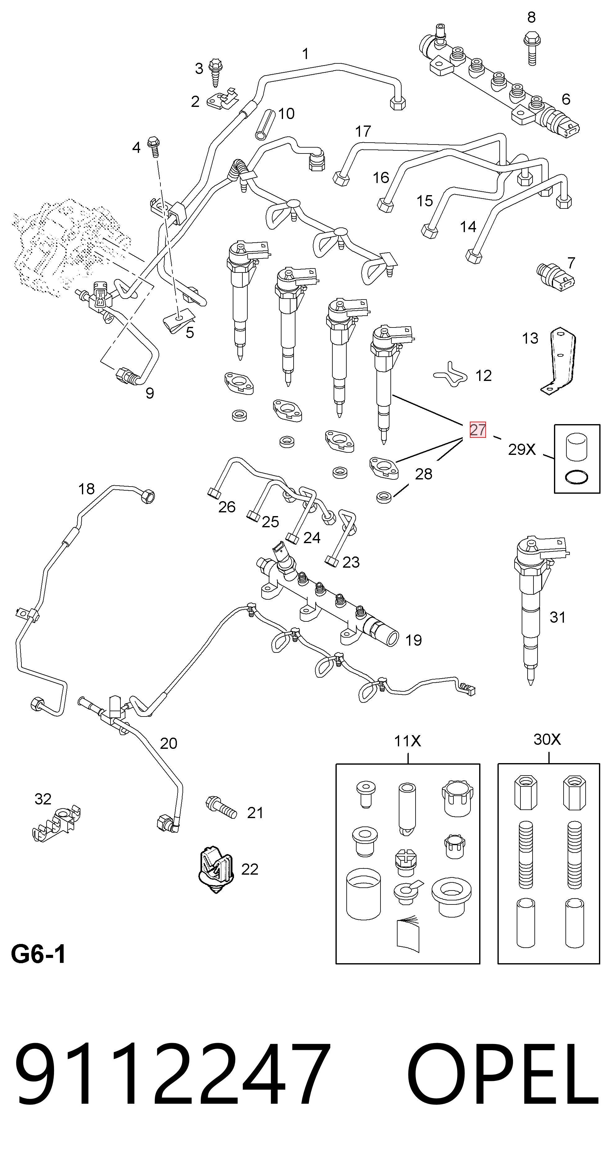Форсунка паливна Renault (RVI) 93167533 ціна, від 84.55 USD