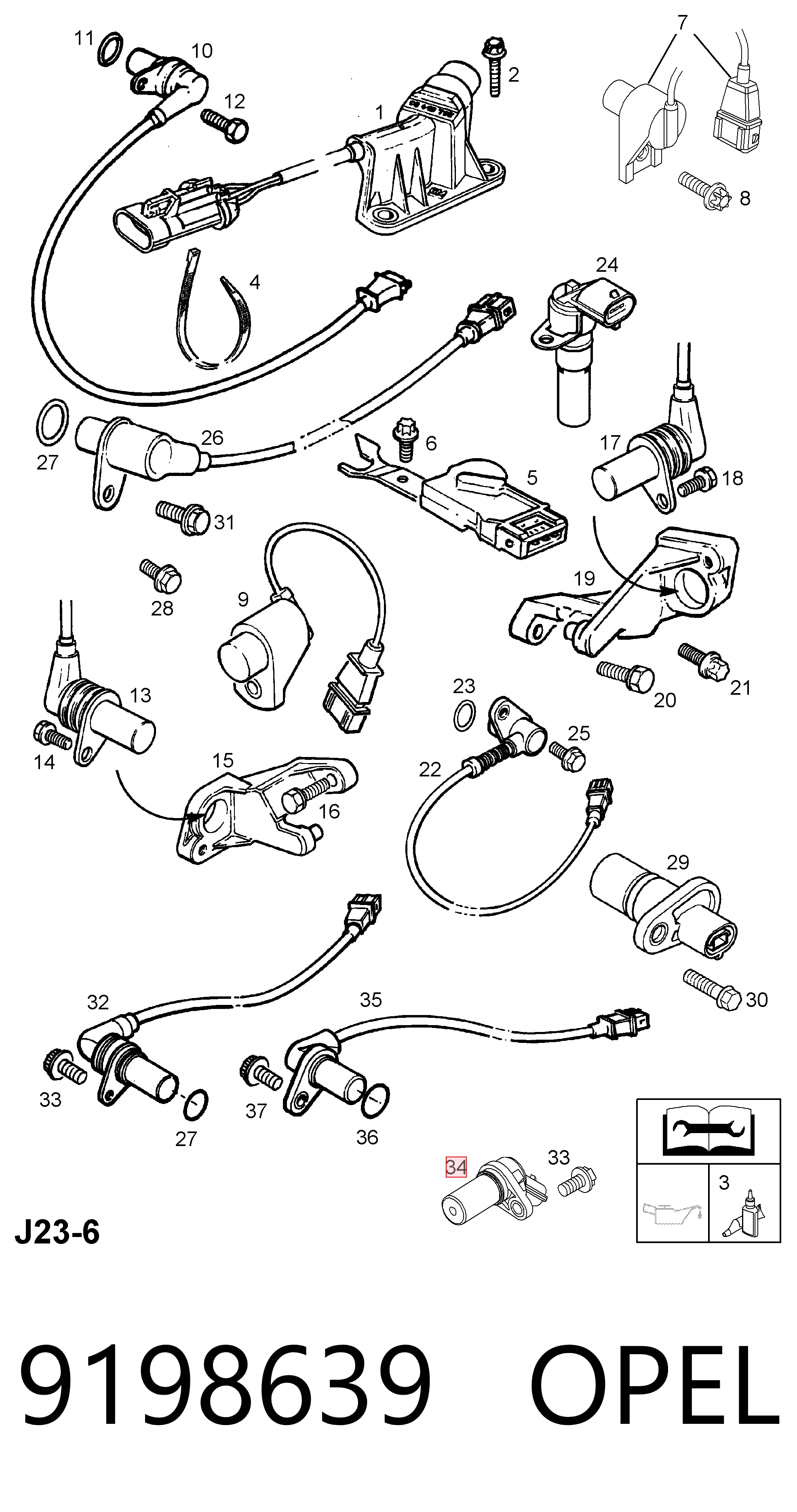 9198639 Opel ДПКВ