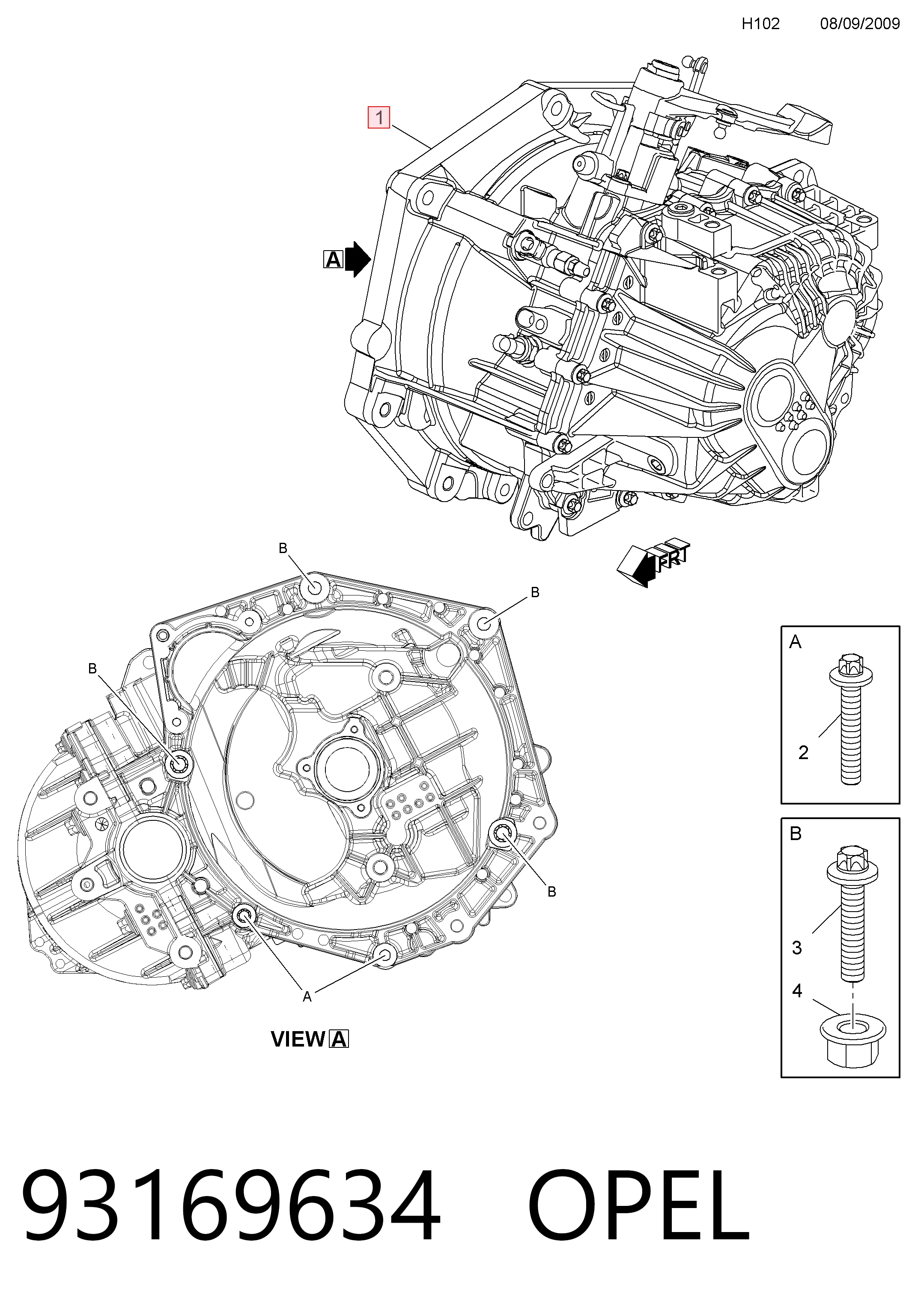 Купити 93169634 Peugeot/Citroen Ручна коробка передач