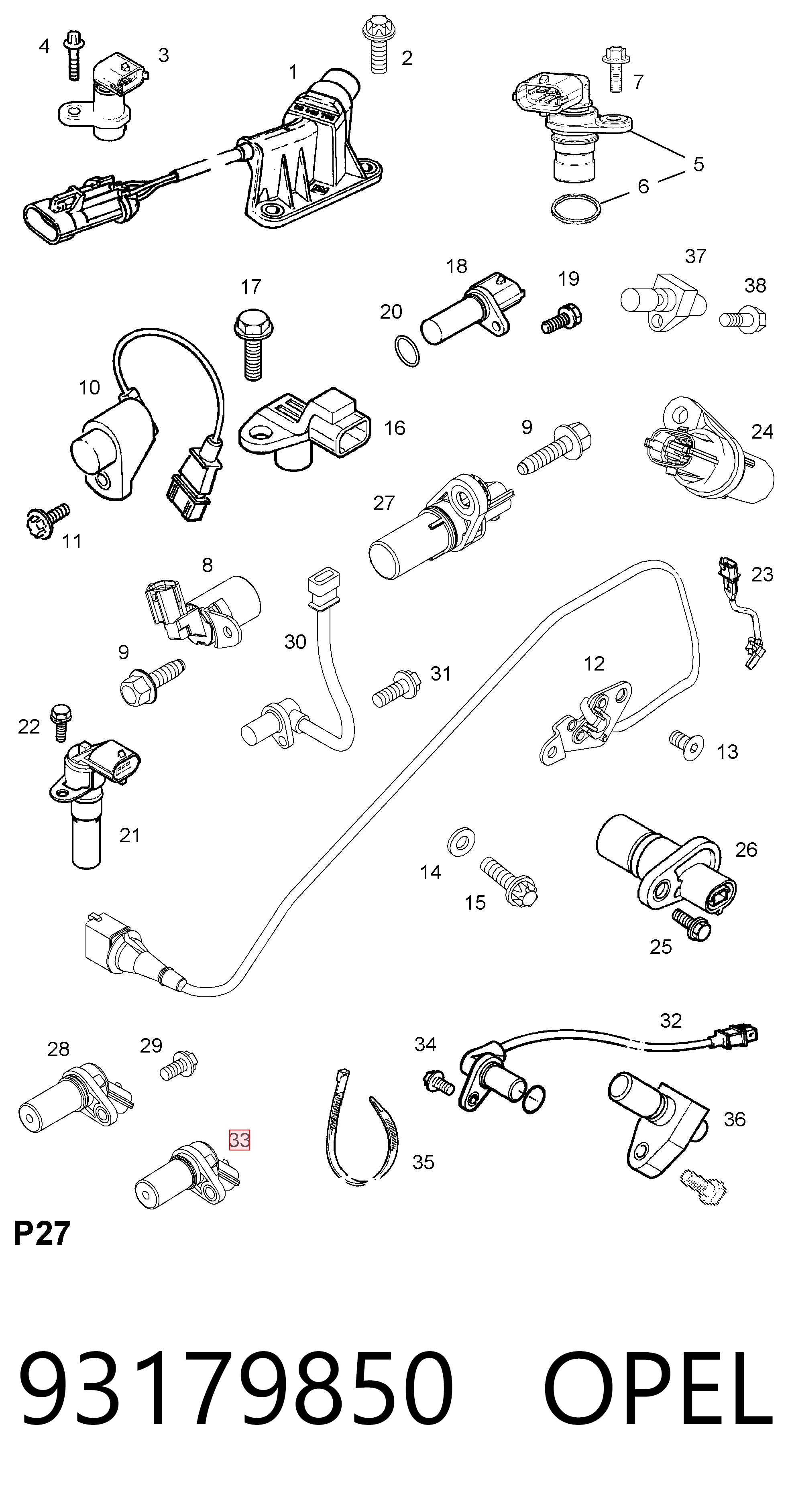 93179850 Opel ДПКВ