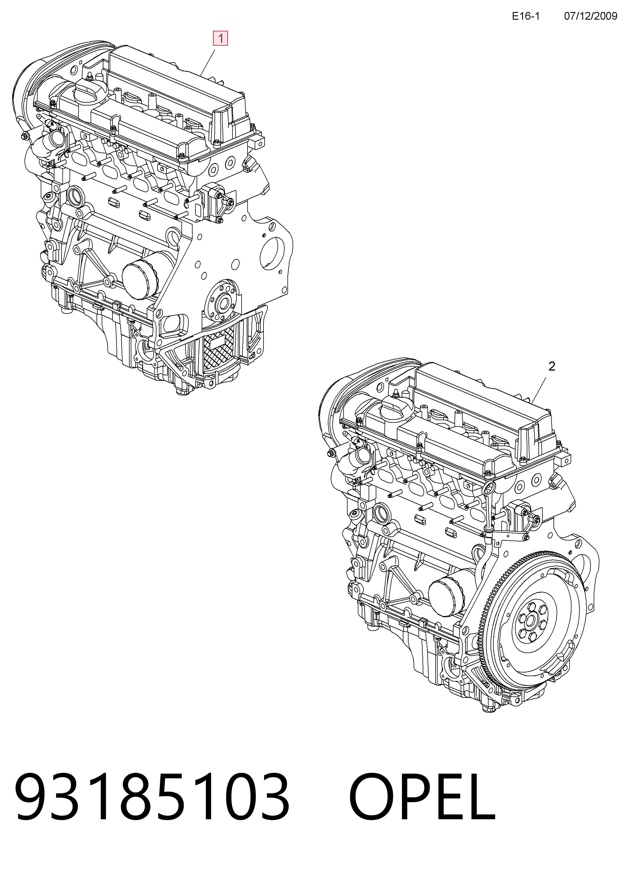 93185103 Peugeot/Citroen Мотор в зборі