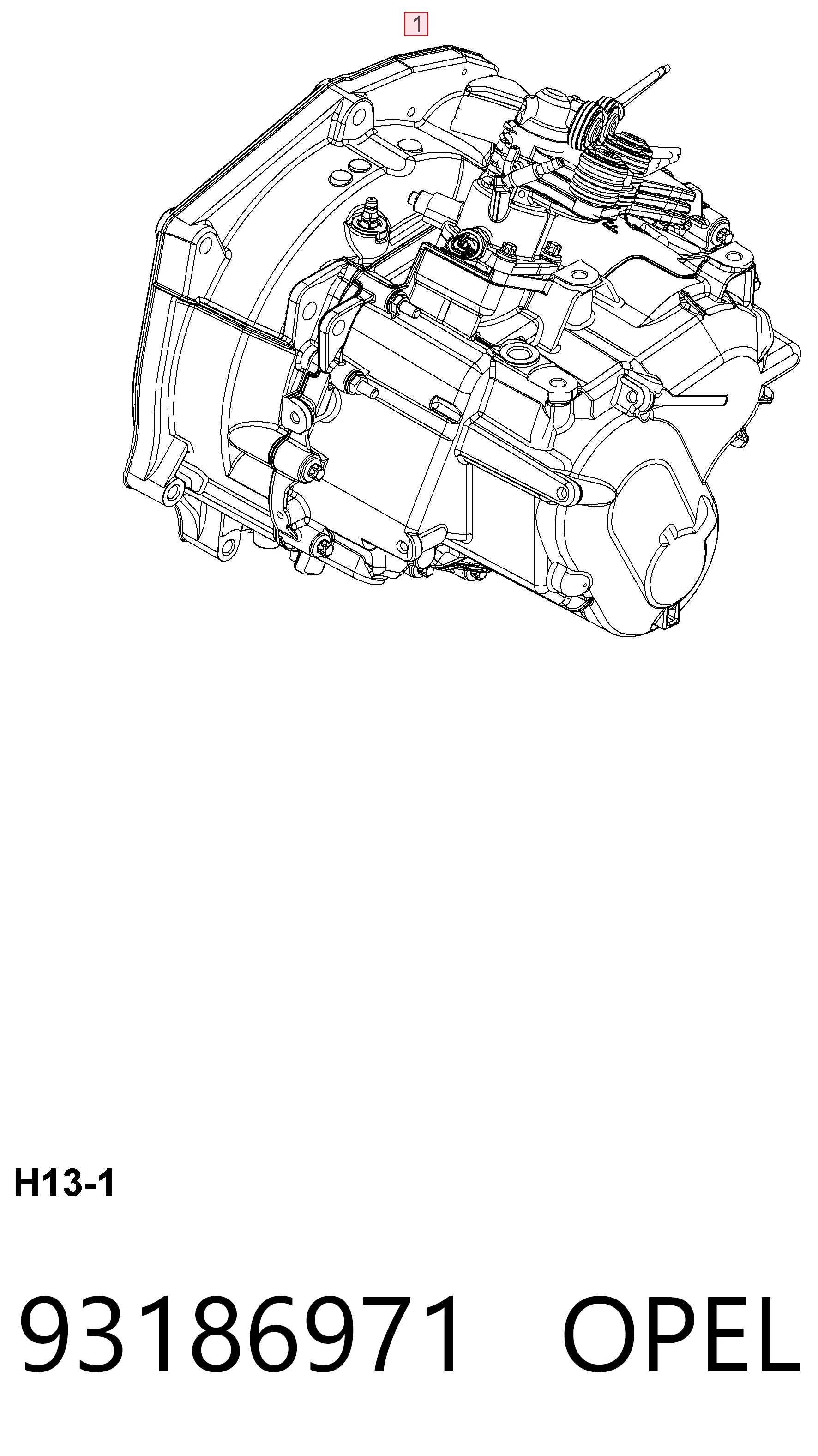 МКП в зборі Opel Signum хетчбек (2003 - 2008) ціна, від 93.43 USD